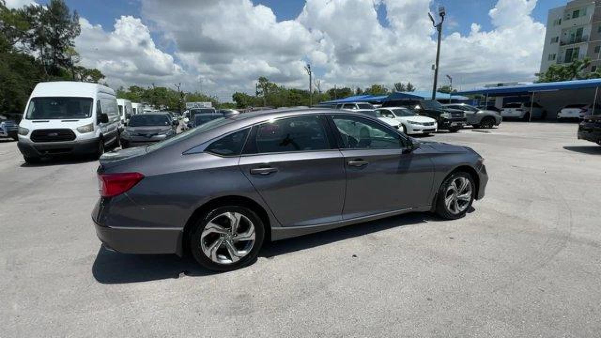 2018 Gray Honda Accord Sedan (1HGCV1F48JA) with an 4 1.5 L engine, Variable transmission, located at 27610 S Dixie Hwy, Homestead, FL, 33032, (305) 749-2348, 25.510241, -80.438301 - ALG Residual Value Awards, Residual Value Awards. Only 62,519 Miles! Boasts 38 Highway MPG and 30 City MPG! This Honda Accord Sedan boasts a Intercooled Turbo Regular Unleaded I-4 1.5 L/91 engine powering this Variable transmission. Wheels: 17 Machine-Finished Alloy, VSA Electronic Stability Control - Photo#5