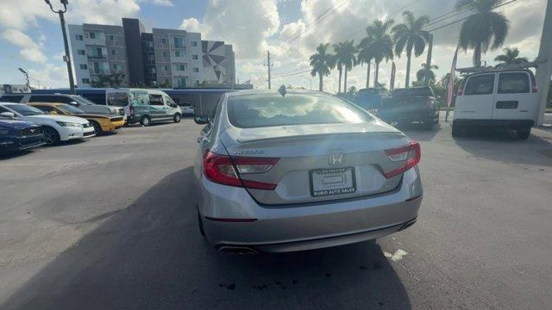 2020 Silver Honda Accord Sedan (1HGCV2F38LA) with an 4 2.0 L engine, Automatic transmission, located at 27610 S Dixie Hwy, Homestead, FL, 33032, (305) 749-2348, 25.510241, -80.438301 - ALG Residual Value Awards, Residual Value Awards. Boasts 32 Highway MPG and 22 City MPG! This Honda Accord Sedan boasts a Intercooled Turbo Regular Unleaded I-4 2.0 L/122 engine powering this Automatic transmission. Wheels: 19 Machine-Finished Alloy w/Black Inserts, VSA Electronic Stability Control - Photo#3