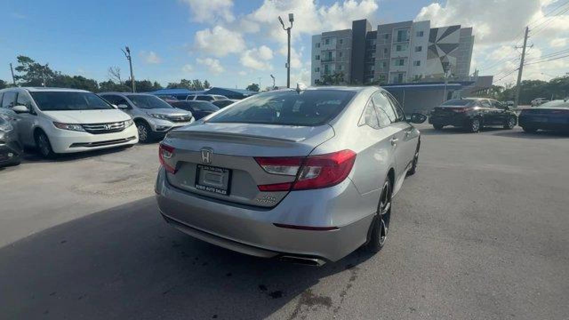 2020 Silver Honda Accord Sedan (1HGCV2F38LA) with an 4 2.0 L engine, Automatic transmission, located at 27610 S Dixie Hwy, Homestead, FL, 33032, (305) 749-2348, 25.510241, -80.438301 - ALG Residual Value Awards, Residual Value Awards. Boasts 32 Highway MPG and 22 City MPG! This Honda Accord Sedan boasts a Intercooled Turbo Regular Unleaded I-4 2.0 L/122 engine powering this Automatic transmission. Wheels: 19 Machine-Finished Alloy w/Black Inserts, VSA Electronic Stability Control - Photo#4