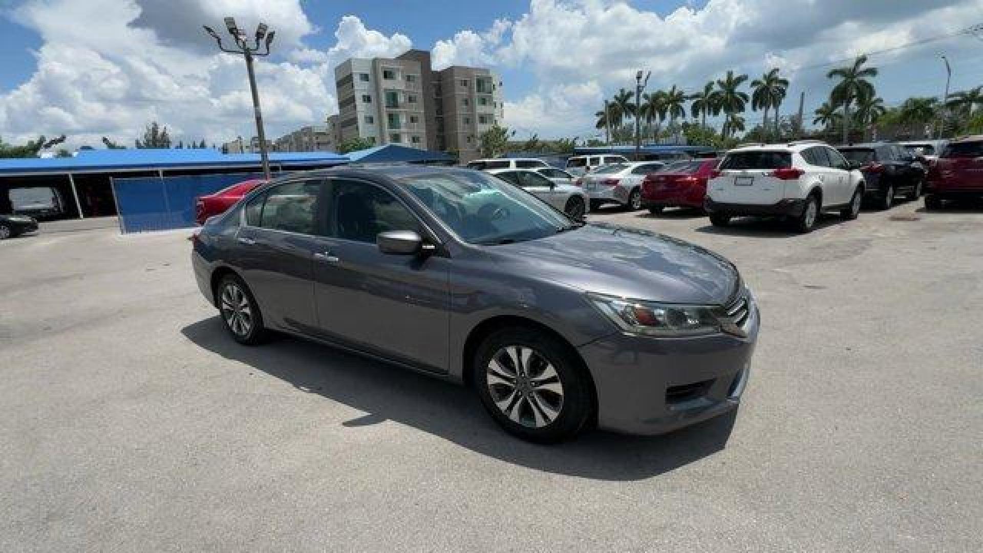 2013 Gray Honda Accord Sdn (1HGCR2F37DA) with an 4 2.4L engine, Variable transmission, located at 27610 S Dixie Hwy, Homestead, FL, 33032, (305) 749-2348, 25.510241, -80.438301 - IIHS Top Safety Pick. Boasts 36 Highway MPG and 27 City MPG! This Honda Accord Sdn delivers a Gas I4 2.4L/144 engine powering this Variable transmission. Vehicle Stability Assist (VSA) w/traction control, Variable intermittent flush windshield wipers, Tire pressure monitoring system.*This Honda Acco - Photo#6