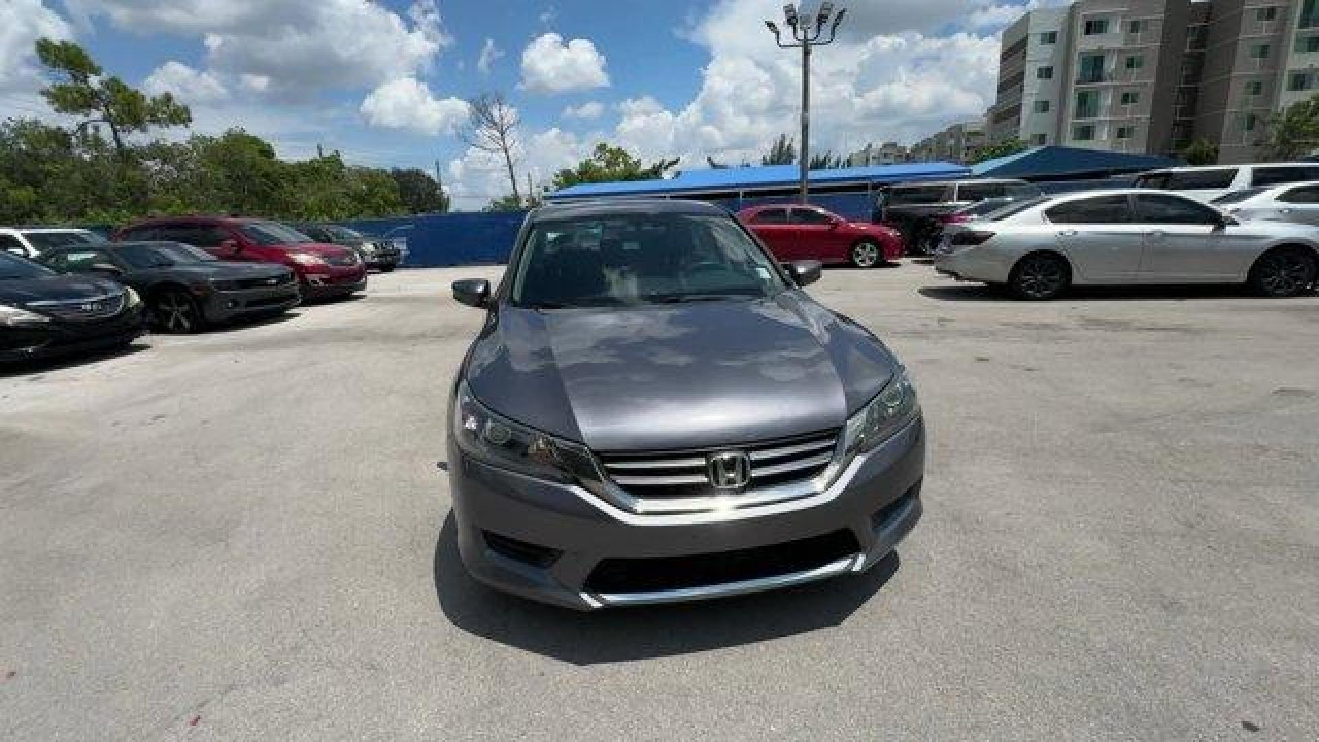 2013 Gray Honda Accord Sdn (1HGCR2F37DA) with an 4 2.4L engine, Variable transmission, located at 27610 S Dixie Hwy, Homestead, FL, 33032, (305) 749-2348, 25.510241, -80.438301 - IIHS Top Safety Pick. Boasts 36 Highway MPG and 27 City MPG! This Honda Accord Sdn delivers a Gas I4 2.4L/144 engine powering this Variable transmission. Vehicle Stability Assist (VSA) w/traction control, Variable intermittent flush windshield wipers, Tire pressure monitoring system.*This Honda Acco - Photo#7