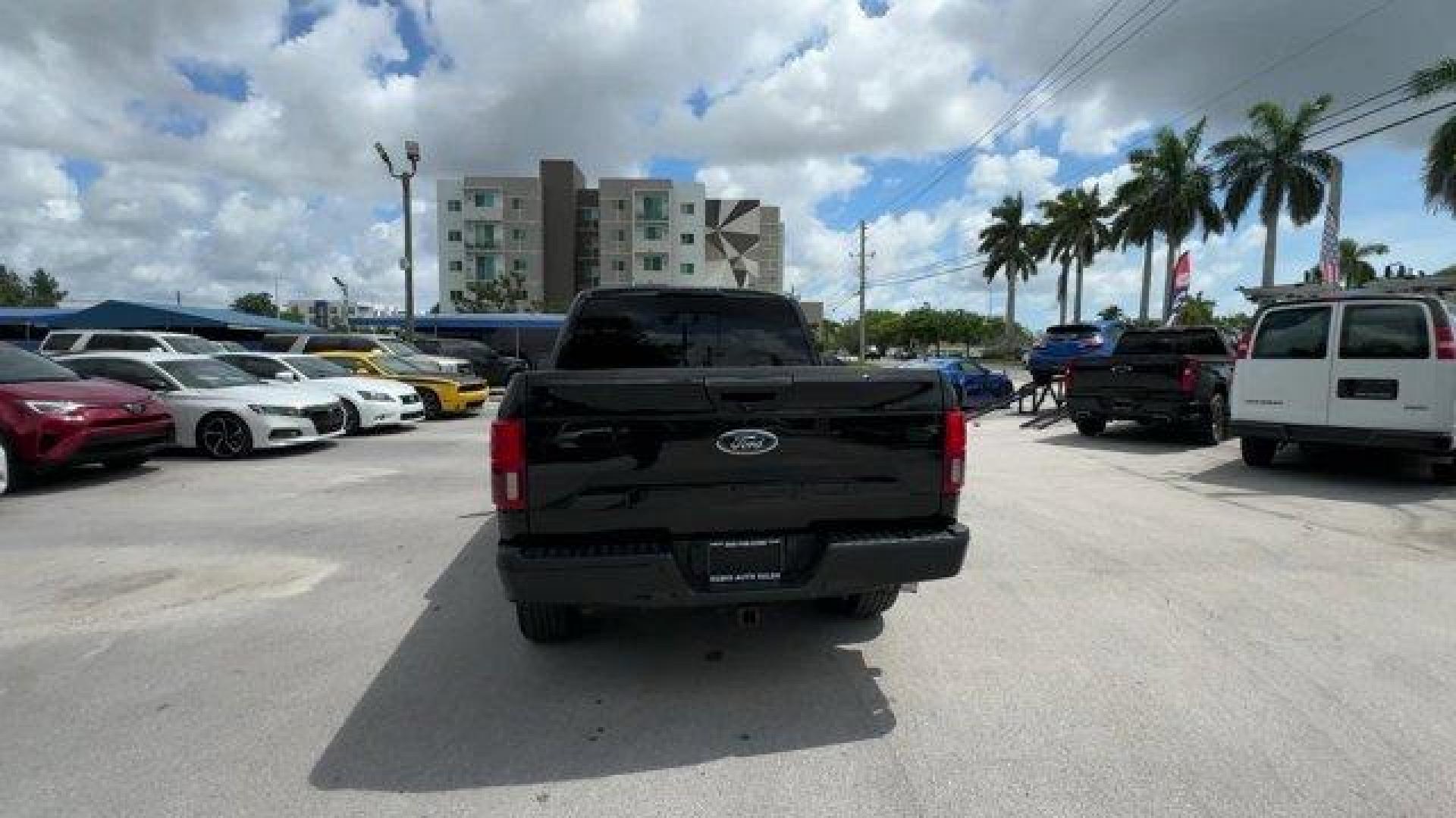 2019 Black Ford F-150 (1FTEW1E54KK) with an 8 5.0 L engine, Automatic transmission, located at 27610 S Dixie Hwy, Homestead, FL, 33032, (305) 749-2348, 25.510241, -80.438301 - This Ford F-150 delivers a Regular Unleaded V8 5.0 L engine powering this Automatic transmission. ENGINE: 5.0L V8 -inc: auto start-stop technology and flex-fuel capability, (STD), Transmission w/SelectShift Sequential Shift Control, Towing Equipment -inc: Trailer Sway Control.*This Ford F-150 Comes - Photo#3