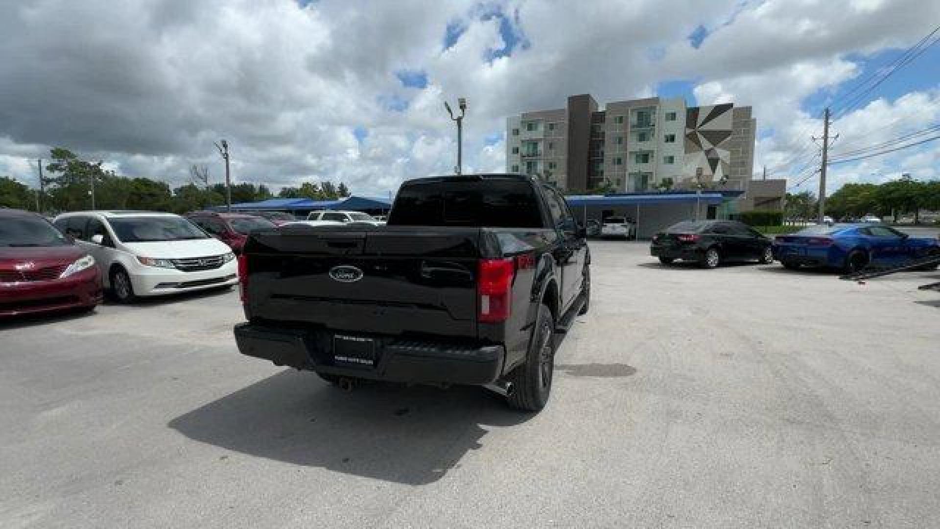 2019 Black Ford F-150 (1FTEW1E54KK) with an 8 5.0 L engine, Automatic transmission, located at 27610 S Dixie Hwy, Homestead, FL, 33032, (305) 749-2348, 25.510241, -80.438301 - This Ford F-150 delivers a Regular Unleaded V8 5.0 L engine powering this Automatic transmission. ENGINE: 5.0L V8 -inc: auto start-stop technology and flex-fuel capability, (STD), Transmission w/SelectShift Sequential Shift Control, Towing Equipment -inc: Trailer Sway Control.*This Ford F-150 Comes - Photo#4