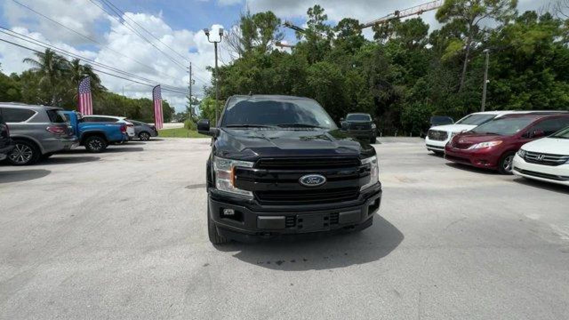 2019 Black Ford F-150 (1FTEW1E54KK) with an 8 5.0 L engine, Automatic transmission, located at 27610 S Dixie Hwy, Homestead, FL, 33032, (305) 749-2348, 25.510241, -80.438301 - This Ford F-150 delivers a Regular Unleaded V8 5.0 L engine powering this Automatic transmission. ENGINE: 5.0L V8 -inc: auto start-stop technology and flex-fuel capability, (STD), Transmission w/SelectShift Sequential Shift Control, Towing Equipment -inc: Trailer Sway Control.*This Ford F-150 Comes - Photo#7