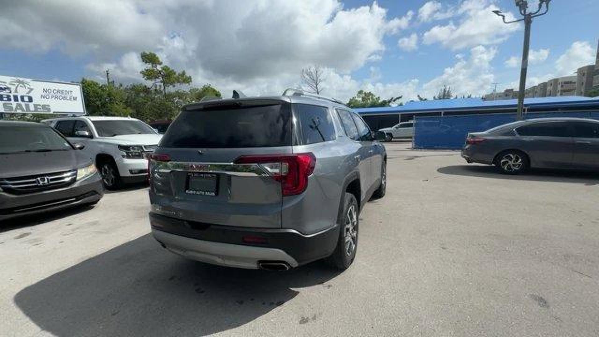 2021 Satin Steel Metallic /Jet Black GMC Acadia (1GKKNKLS6MZ) with an 6 3.6L engine, Automatic transmission, located at 27610 S Dixie Hwy, Homestead, FL, 33032, (305) 749-2348, 25.510241, -80.438301 - Delivers 27 Highway MPG and 19 City MPG! This GMC Acadia delivers a Gas V6 3.6L/222 engine powering this Automatic transmission. TIRES, P235/65R18 ALL-SEASON BLACKWALL (STD), SLE PREFERRED EQUIPMENT GROUP includes standard equipment, SEATS, HEATED DRIVER AND FRONT PASSENGER.*This GMC Acadia Comes Eq - Photo#4