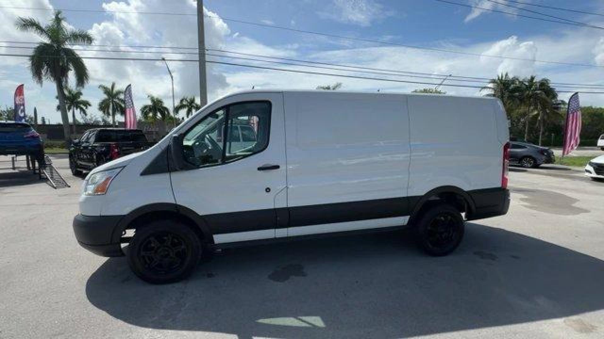 2019 White Ford Transit Van (1FTYR1ZM3KK) with an 6 3.7 L engine, Automatic transmission, located at 27610 S Dixie Hwy, Homestead, FL, 33032, (305) 749-2348, 25.510241, -80.438301 - This Ford Transit Van delivers a Regular Unleaded V-6 3.7 L/228 engine powering this Automatic transmission. ENGINE: 3.7L TI-VCT V6 W/98F -inc: SEIC capability, Wheels: 16 Steel w/Black Center Hubcap, Wheels w/Silver Accents.*This Ford Transit Van Comes Equipped with These Options *Vinyl Front Bucke - Photo#1