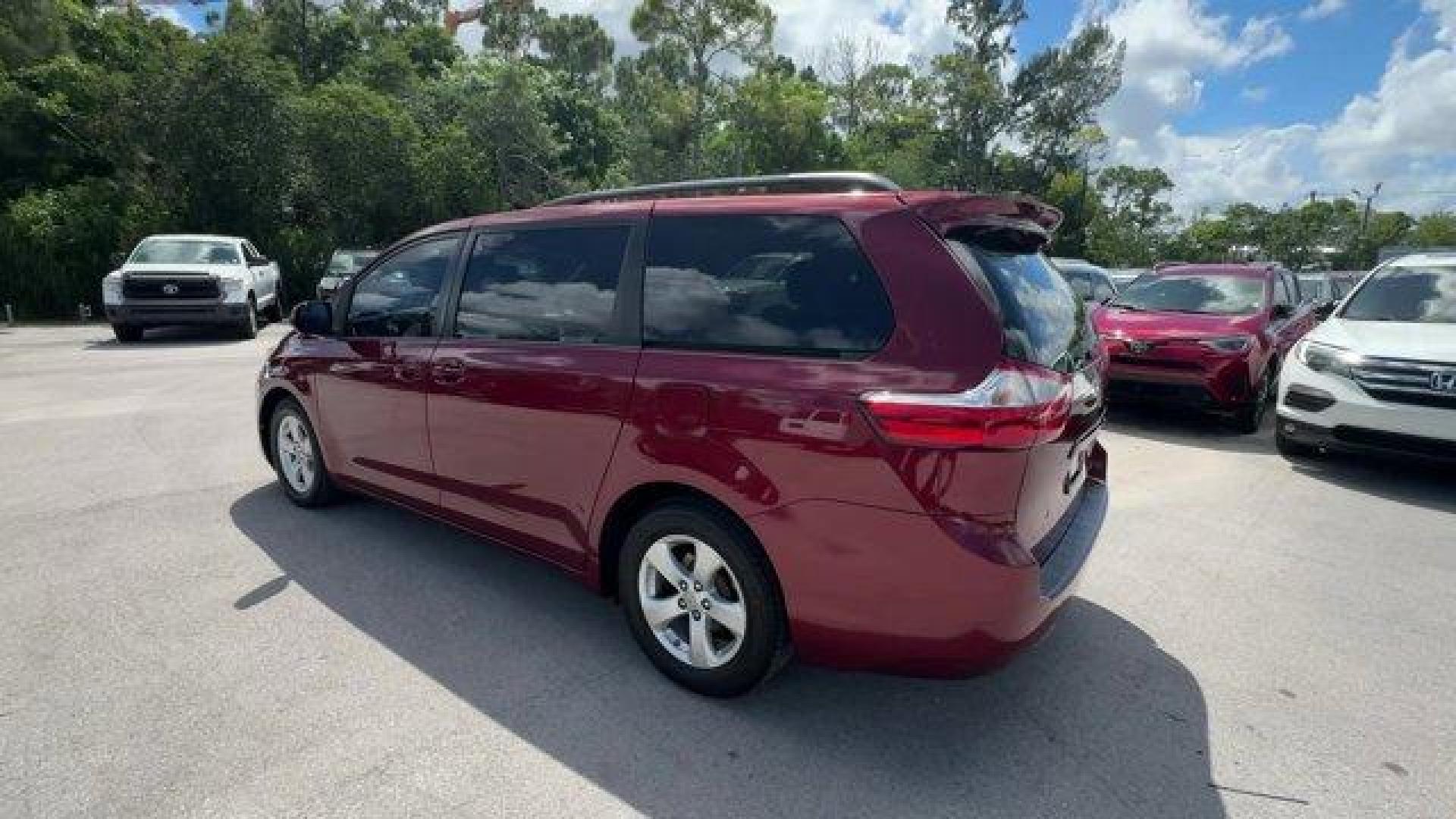 2015 Red Toyota Sienna (5TDKK3DCXFS) with an 6 3.5 L engine, Automatic transmission, located at 27610 S Dixie Hwy, Homestead, FL, 33032, (305) 749-2348, 25.510241, -80.438301 - KBB.com Best Resale Value Awards. Boasts 25 Highway MPG and 18 City MPG! This Toyota Sienna delivers a Regular Unleaded V-6 3.5 L/211 engine powering this Automatic transmission. Window Grid And Roof Mount Diversity Antenna, Vinyl Door Trim Insert, Variable Intermittent Wipers w/Heated Wiper Park.* - Photo#2