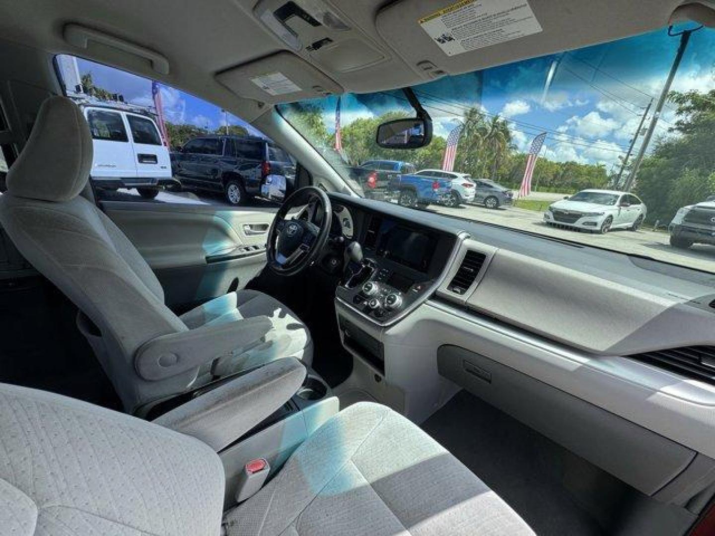 2015 Red Toyota Sienna (5TDKK3DCXFS) with an 6 3.5 L engine, Automatic transmission, located at 27610 S Dixie Hwy, Homestead, FL, 33032, (305) 749-2348, 25.510241, -80.438301 - KBB.com Best Resale Value Awards. Boasts 25 Highway MPG and 18 City MPG! This Toyota Sienna delivers a Regular Unleaded V-6 3.5 L/211 engine powering this Automatic transmission. Window Grid And Roof Mount Diversity Antenna, Vinyl Door Trim Insert, Variable Intermittent Wipers w/Heated Wiper Park.* - Photo#11