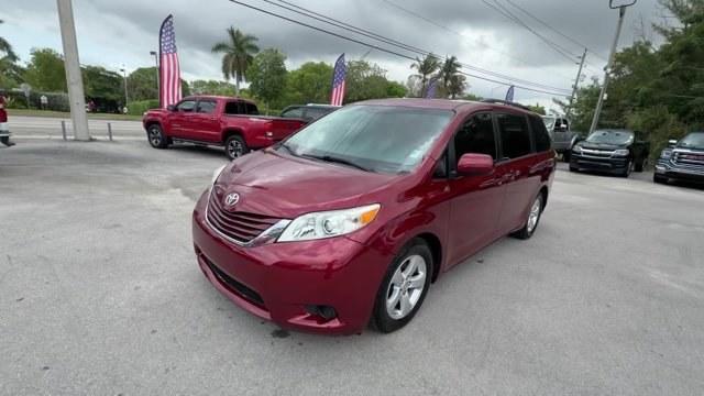 2015 Red Toyota Sienna (5TDKK3DCXFS) with an 6 3.5 L engine, Automatic transmission, located at 27610 S Dixie Hwy, Homestead, FL, 33032, (305) 749-2348, 25.510241, -80.438301 - KBB.com Best Resale Value Awards. Boasts 25 Highway MPG and 18 City MPG! This Toyota Sienna delivers a Regular Unleaded V-6 3.5 L/211 engine powering this Automatic transmission. Window Grid And Roof Mount Diversity Antenna, Vinyl Door Trim Insert, Variable Intermittent Wipers w/Heated Wiper Park.* - Photo#0