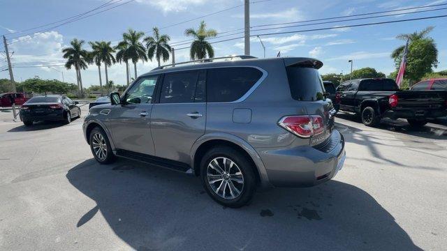 2018 Gun Metallic /Charcoal Nissan Armada (JN8AY2ND2JX) with an 8 5.6 L engine, Automatic transmission, located at 27610 S Dixie Hwy, Homestead, FL, 33032, (305) 749-2348, 25.510241, -80.438301 - Only 82,245 Miles! Scores 19 Highway MPG and 14 City MPG! This Nissan Armada boasts a Regular Unleaded V-8 5.6 L/339 engine powering this Automatic transmission. GUN METALLIC, CHARCOAL, LEATHER-APPOINTED SEAT TRIM, [Z66] ACTIVATION DISCLAIMER.*This Nissan Armada Comes Equipped with These Options *Wi - Photo#2