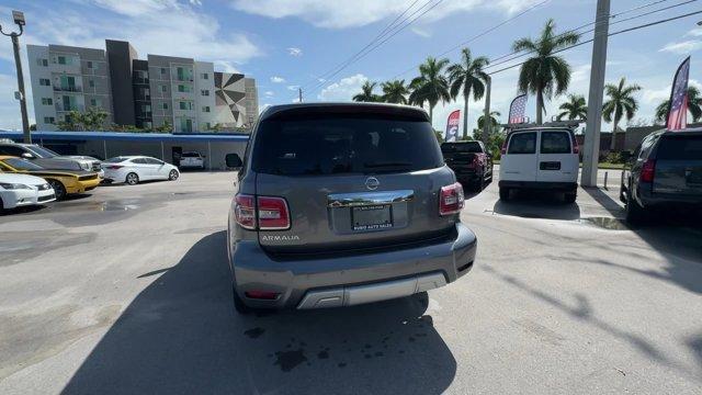 2018 Gun Metallic /Charcoal Nissan Armada (JN8AY2ND2JX) with an 8 5.6 L engine, Automatic transmission, located at 27610 S Dixie Hwy, Homestead, FL, 33032, (305) 749-2348, 25.510241, -80.438301 - Only 82,245 Miles! Scores 19 Highway MPG and 14 City MPG! This Nissan Armada boasts a Regular Unleaded V-8 5.6 L/339 engine powering this Automatic transmission. GUN METALLIC, CHARCOAL, LEATHER-APPOINTED SEAT TRIM, [Z66] ACTIVATION DISCLAIMER.*This Nissan Armada Comes Equipped with These Options *Wi - Photo#3