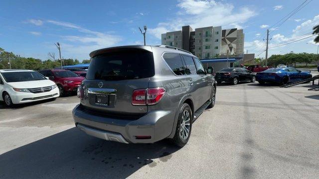 2018 Gun Metallic /Charcoal Nissan Armada (JN8AY2ND2JX) with an 8 5.6 L engine, Automatic transmission, located at 27610 S Dixie Hwy, Homestead, FL, 33032, (305) 749-2348, 25.510241, -80.438301 - Only 82,245 Miles! Scores 19 Highway MPG and 14 City MPG! This Nissan Armada boasts a Regular Unleaded V-8 5.6 L/339 engine powering this Automatic transmission. GUN METALLIC, CHARCOAL, LEATHER-APPOINTED SEAT TRIM, [Z66] ACTIVATION DISCLAIMER.*This Nissan Armada Comes Equipped with These Options *Wi - Photo#4
