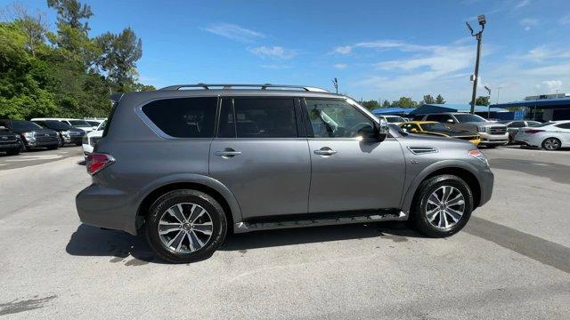2018 Gun Metallic /Charcoal Nissan Armada (JN8AY2ND2JX) with an 8 5.6 L engine, Automatic transmission, located at 27610 S Dixie Hwy, Homestead, FL, 33032, (305) 749-2348, 25.510241, -80.438301 - Only 82,245 Miles! Scores 19 Highway MPG and 14 City MPG! This Nissan Armada boasts a Regular Unleaded V-8 5.6 L/339 engine powering this Automatic transmission. GUN METALLIC, CHARCOAL, LEATHER-APPOINTED SEAT TRIM, [Z66] ACTIVATION DISCLAIMER.*This Nissan Armada Comes Equipped with These Options *Wi - Photo#5