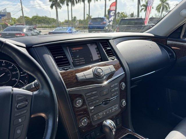 2018 Gun Metallic /Charcoal Nissan Armada (JN8AY2ND2JX) with an 8 5.6 L engine, Automatic transmission, located at 27610 S Dixie Hwy, Homestead, FL, 33032, (305) 749-2348, 25.510241, -80.438301 - Only 82,245 Miles! Scores 19 Highway MPG and 14 City MPG! This Nissan Armada boasts a Regular Unleaded V-8 5.6 L/339 engine powering this Automatic transmission. GUN METALLIC, CHARCOAL, LEATHER-APPOINTED SEAT TRIM, [Z66] ACTIVATION DISCLAIMER.*This Nissan Armada Comes Equipped with These Options *Wi - Photo#9