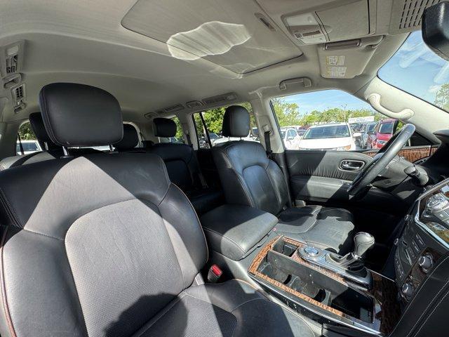 2018 Gun Metallic /Charcoal Nissan Armada (JN8AY2ND2JX) with an 8 5.6 L engine, Automatic transmission, located at 27610 S Dixie Hwy, Homestead, FL, 33032, (305) 749-2348, 25.510241, -80.438301 - Only 82,245 Miles! Scores 19 Highway MPG and 14 City MPG! This Nissan Armada boasts a Regular Unleaded V-8 5.6 L/339 engine powering this Automatic transmission. GUN METALLIC, CHARCOAL, LEATHER-APPOINTED SEAT TRIM, [Z66] ACTIVATION DISCLAIMER.*This Nissan Armada Comes Equipped with These Options *Wi - Photo#12