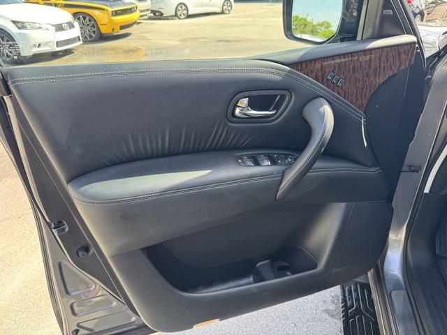 2018 Gun Metallic /Charcoal Nissan Armada (JN8AY2ND2JX) with an 8 5.6 L engine, Automatic transmission, located at 27610 S Dixie Hwy, Homestead, FL, 33032, (305) 749-2348, 25.510241, -80.438301 - Only 82,245 Miles! Scores 19 Highway MPG and 14 City MPG! This Nissan Armada boasts a Regular Unleaded V-8 5.6 L/339 engine powering this Automatic transmission. GUN METALLIC, CHARCOAL, LEATHER-APPOINTED SEAT TRIM, [Z66] ACTIVATION DISCLAIMER.*This Nissan Armada Comes Equipped with These Options *Wi - Photo#15