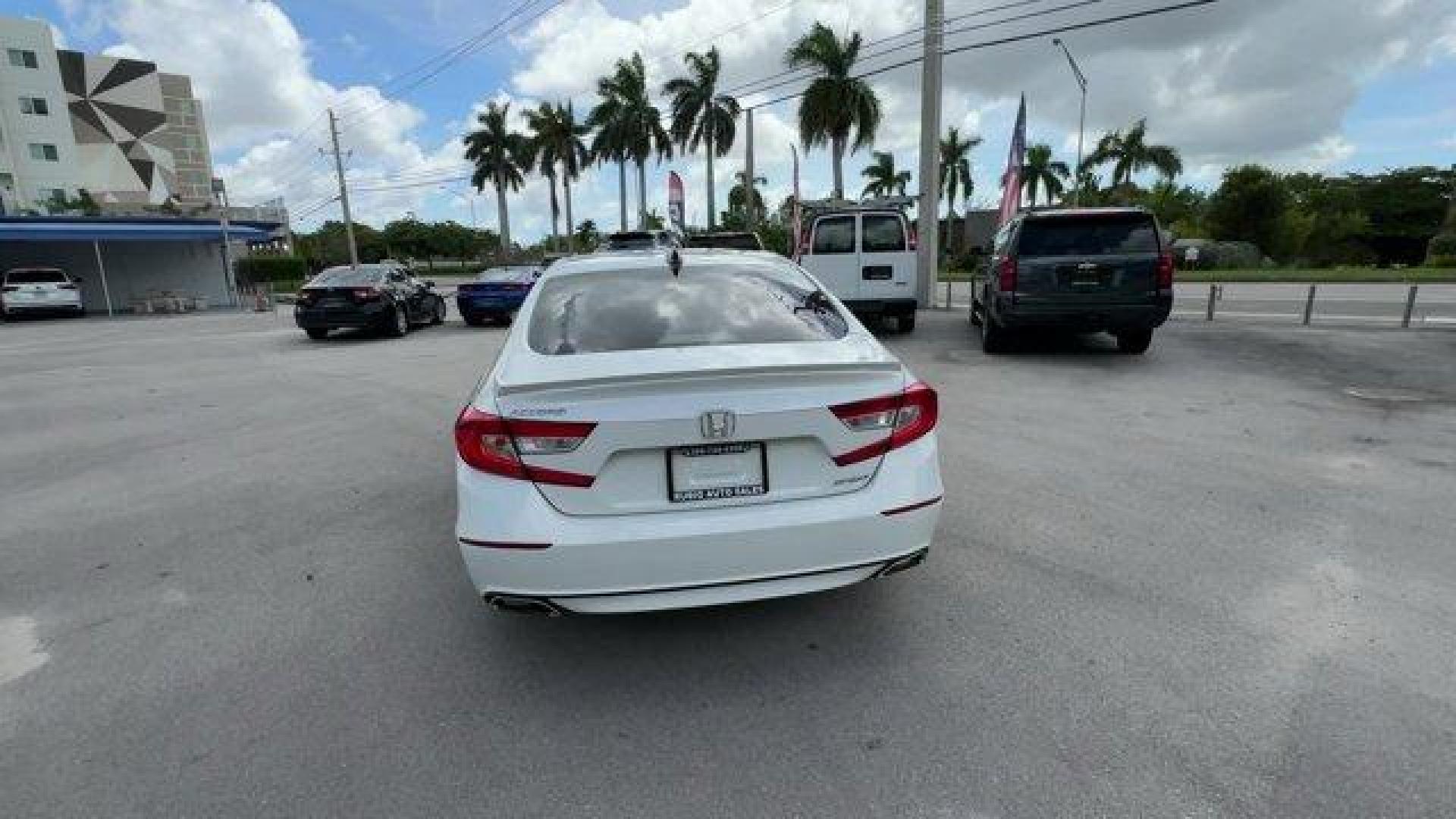 2020 White Honda Accord Sedan (1HGCV1F35LA) with an 4 1.5 L engine, Variable transmission, located at 27610 S Dixie Hwy, Homestead, FL, 33032, (305) 749-2348, 25.510241, -80.438301 - ALG Residual Value Awards, Residual Value Awards. Only 49,697 Miles! Delivers 35 Highway MPG and 29 City MPG! This Honda Accord Sedan boasts a Intercooled Turbo Regular Unleaded I-4 1.5 L/91 engine powering this Variable transmission. Wheels: 19 Machine-Finished Alloy w/Black Inserts, VSA Electronic - Photo#3