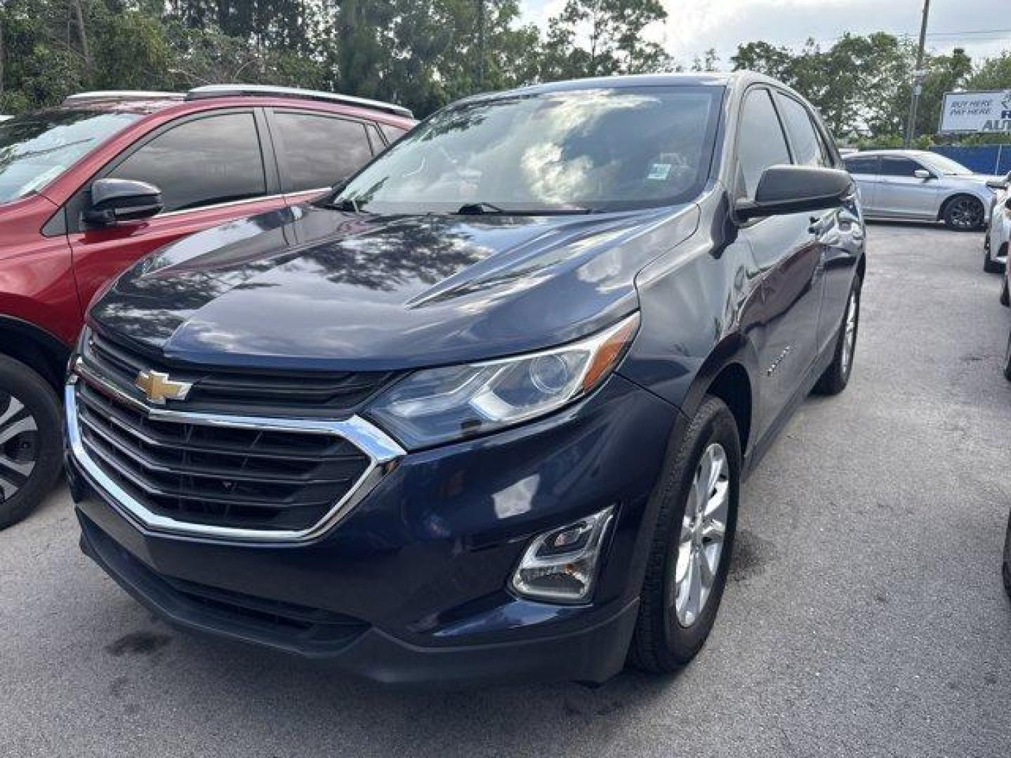 2018 Storm Blue Metallic /Medium Ash Gray Chevrolet Equinox (3GNAXHEVXJL) with an 4 1.5L engine, Automatic transmission, located at 27610 S Dixie Hwy, Homestead, FL, 33032, (305) 749-2348, 25.510241, -80.438301 - KBB.com Best Family Cars. Boasts 32 Highway MPG and 26 City MPG! This Chevrolet Equinox delivers a Turbocharged Gas I4 1.5L/ engine powering this Automatic transmission. WHEELS, 17 (43.2 CM) ALUMINUM (STD), TRANSMISSION, 6-SPEED AUTOMATIC, ELECTRONICALLY-CONTROLLED WITH OVERDRIVE includes Driver Shi - Photo#0