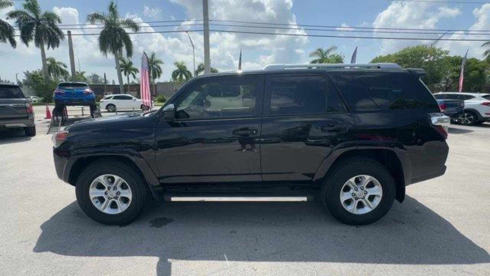 2018 Black Toyota 4Runner (JTEZU5JR5J5) with an 6 4.0 L engine, Automatic transmission, located at 27610 S Dixie Hwy, Homestead, FL, 33032, (305) 749-2348, 25.510241, -80.438301 - KBB.com Best Resale Value Awards. Scores 21 Highway MPG and 17 City MPG! This Toyota 4Runner boasts a Regular Unleaded V-6 4.0 L/241 engine powering this Automatic transmission. Window Grid Diversity Antenna, Variable Intermittent Wipers w/Heated Wiper Park, Valet Function.*This Toyota 4Runner Comes - Photo#1