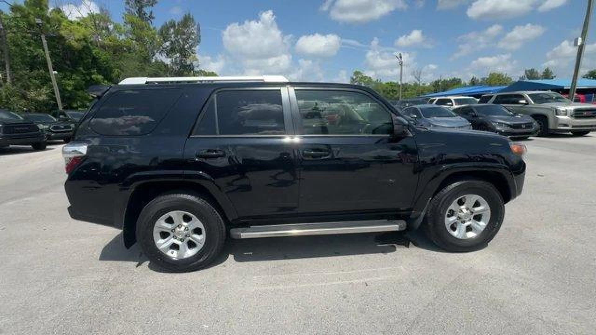 2018 Black Toyota 4Runner (JTEZU5JR5J5) with an 6 4.0 L engine, Automatic transmission, located at 27610 S Dixie Hwy, Homestead, FL, 33032, (305) 749-2348, 25.510241, -80.438301 - KBB.com Best Resale Value Awards. Scores 21 Highway MPG and 17 City MPG! This Toyota 4Runner boasts a Regular Unleaded V-6 4.0 L/241 engine powering this Automatic transmission. Window Grid Diversity Antenna, Variable Intermittent Wipers w/Heated Wiper Park, Valet Function.*This Toyota 4Runner Comes - Photo#5