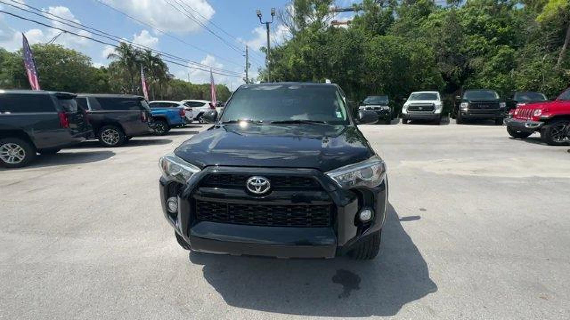 2018 Black Toyota 4Runner (JTEZU5JR5J5) with an 6 4.0 L engine, Automatic transmission, located at 27610 S Dixie Hwy, Homestead, FL, 33032, (305) 749-2348, 25.510241, -80.438301 - KBB.com Best Resale Value Awards. Scores 21 Highway MPG and 17 City MPG! This Toyota 4Runner boasts a Regular Unleaded V-6 4.0 L/241 engine powering this Automatic transmission. Window Grid Diversity Antenna, Variable Intermittent Wipers w/Heated Wiper Park, Valet Function.*This Toyota 4Runner Comes - Photo#7