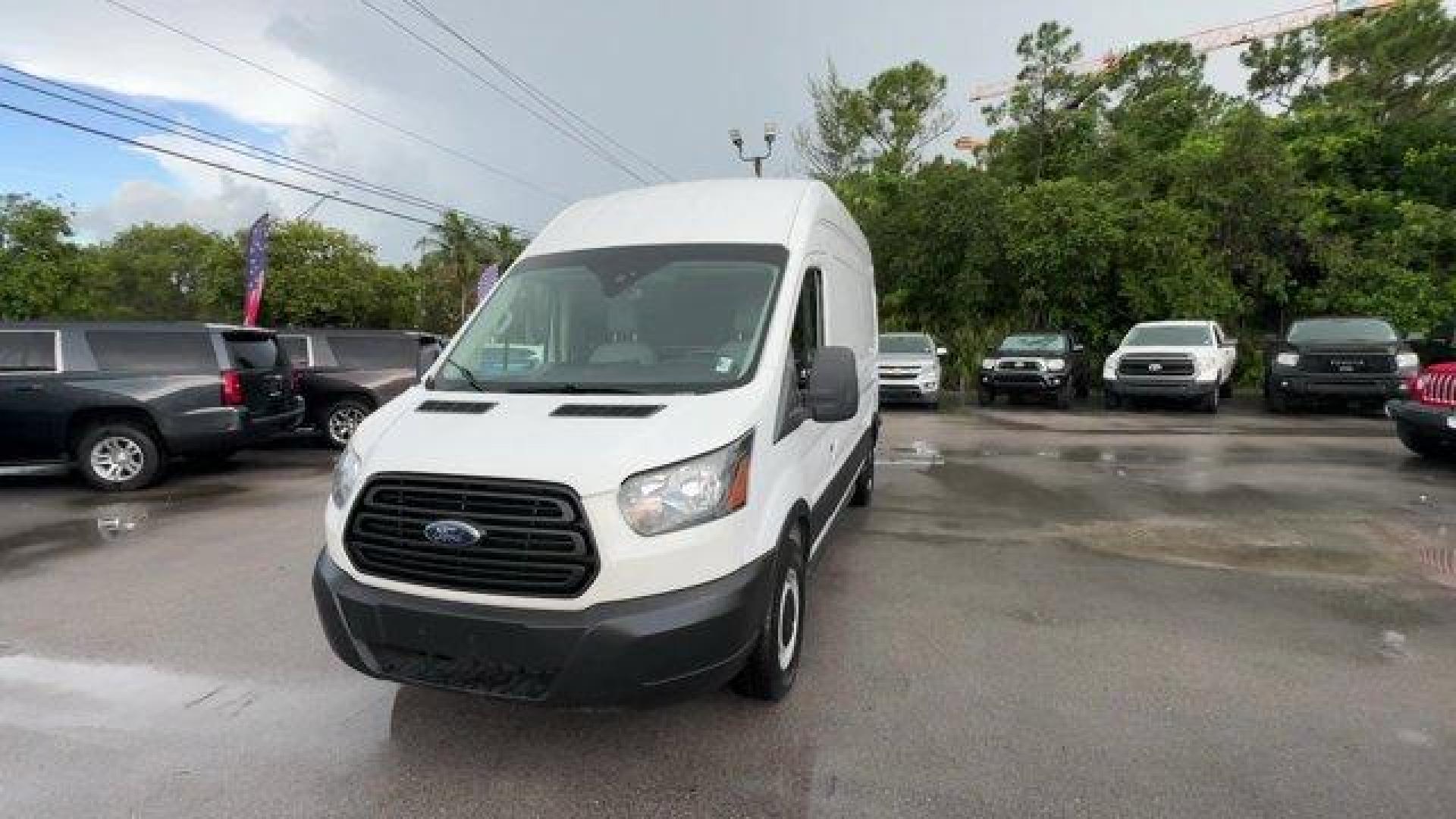 2019 White Ford Transit Van (1FTYR2XM5KK) with an 6 3.7 L engine, Automatic transmission, located at 27610 S Dixie Hwy, Homestead, FL, 33032, (305) 749-2348, 25.510241, -80.438301 - This Ford Transit Van boasts a Regular Unleaded V-6 3.7 L/228 engine powering this Automatic transmission. ENGINE: 3.7L TI-VCT V6 W/98F -inc: SEIC capability, Wheels: 16 Steel w/Black Center Hubcap, Wheels w/Silver Accents.*This Ford Transit Van Comes Equipped with These Options *Vinyl Front Bucket - Photo#0