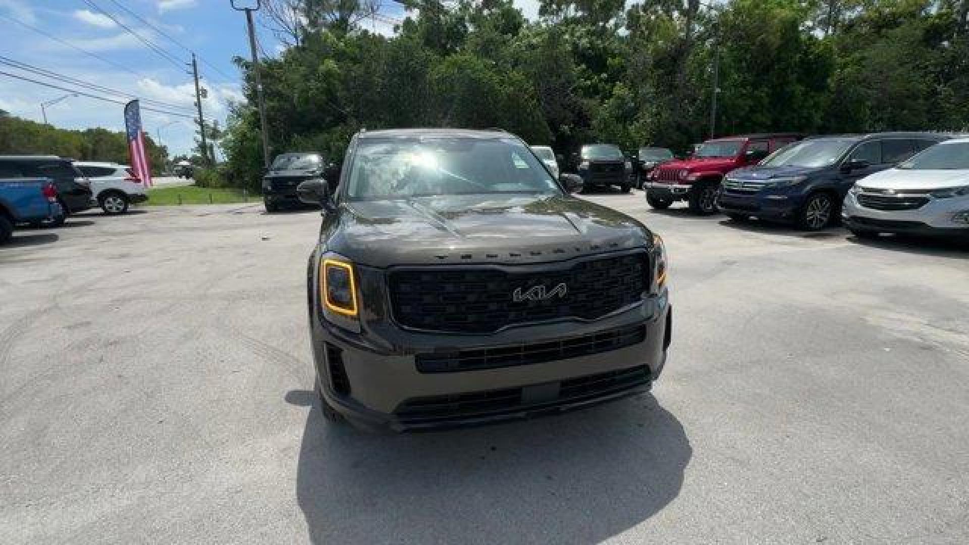 2022 Dark Moss /Black Kia Telluride (5XYP3DHC6NG) with an 6 3.8 L engine, Automatic transmission, located at 27610 S Dixie Hwy, Homestead, FL, 33032, (305) 749-2348, 25.510241, -80.438301 - Boasts 24 Highway MPG and 19 City MPG! This Kia Telluride delivers a Regular Unleaded V-6 3.8 L/231 engine powering this Automatic transmission. CARPETED FLOOR MATS, BLACK, LEATHER SEAT TRIM, Variable Intermittent Wipers.* This Kia Telluride Features the Following Options *Trunk/Hatch Auto-Latch, Tr - Photo#7