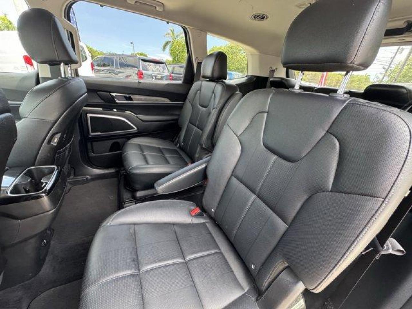 2022 Dark Moss /Black Kia Telluride (5XYP3DHC6NG) with an 6 3.8 L engine, Automatic transmission, located at 27610 S Dixie Hwy, Homestead, FL, 33032, (305) 749-2348, 25.510241, -80.438301 - Boasts 24 Highway MPG and 19 City MPG! This Kia Telluride delivers a Regular Unleaded V-6 3.8 L/231 engine powering this Automatic transmission. CARPETED FLOOR MATS, BLACK, LEATHER SEAT TRIM, Variable Intermittent Wipers.* This Kia Telluride Features the Following Options *Trunk/Hatch Auto-Latch, Tr - Photo#11