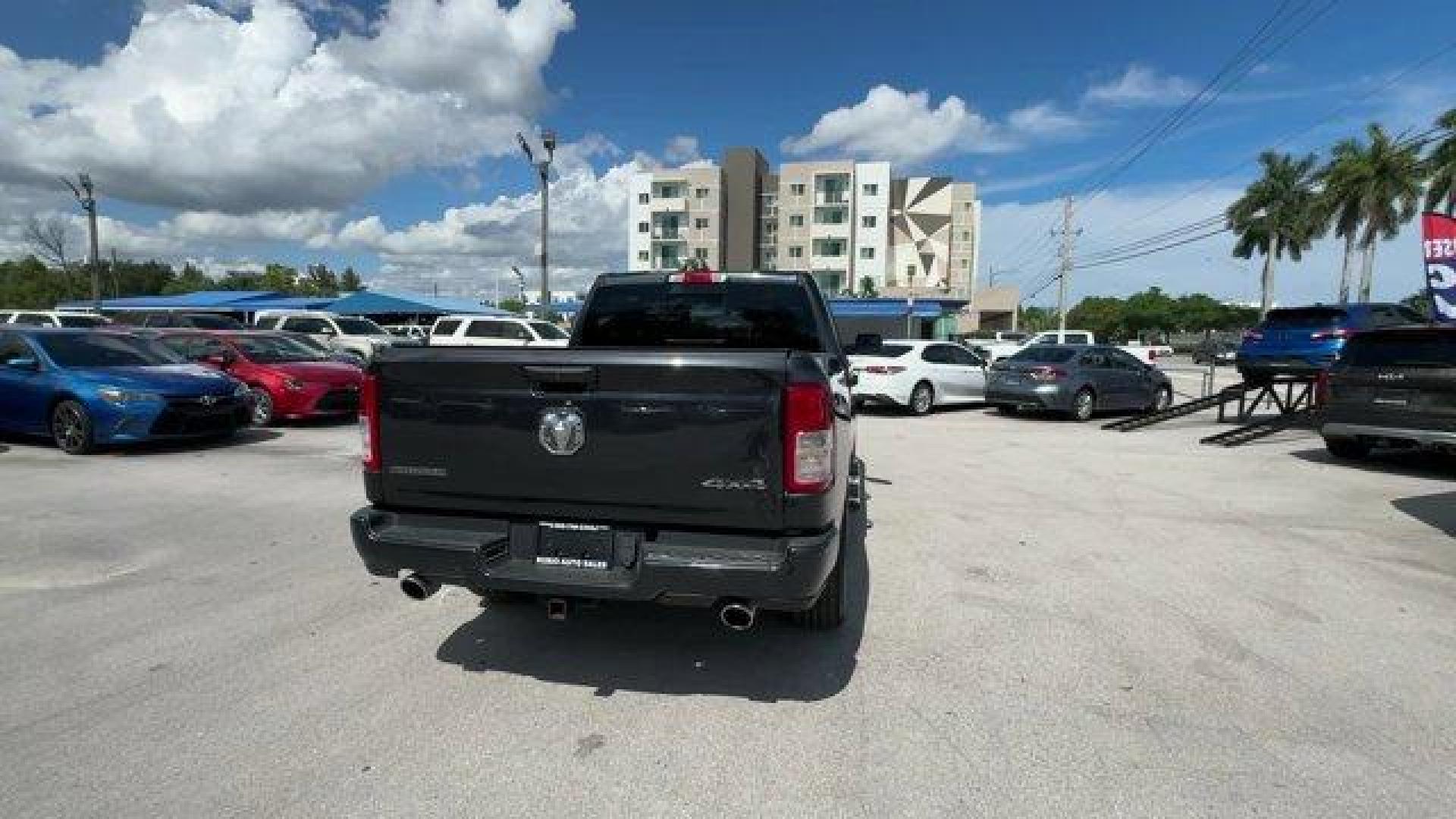2019 Maximum Steel Metallic Clearcoat /Black Ram 1500 (1C6SRFFT5KN) with an 8 5.7 L engine, Automatic transmission, located at 27610 S Dixie Hwy, Homestead, FL, 33032, (305) 749-2348, 25.510241, -80.438301 - KBB.com 10 Favorite New-for-2019 Cars. Scores 21 Highway MPG and 15 City MPG! This Ram 1500 delivers a Regular Unleaded V-8 5.7 L/345 engine powering this Automatic transmission. TRANSMISSION: 8-SPEED AUTOMATIC (8HP75), TIRES: 275/55R20 OWL ALL SEASON, SPORT APPEARANCE PACKAGE -inc: Tires: 275/55R20 - Photo#4