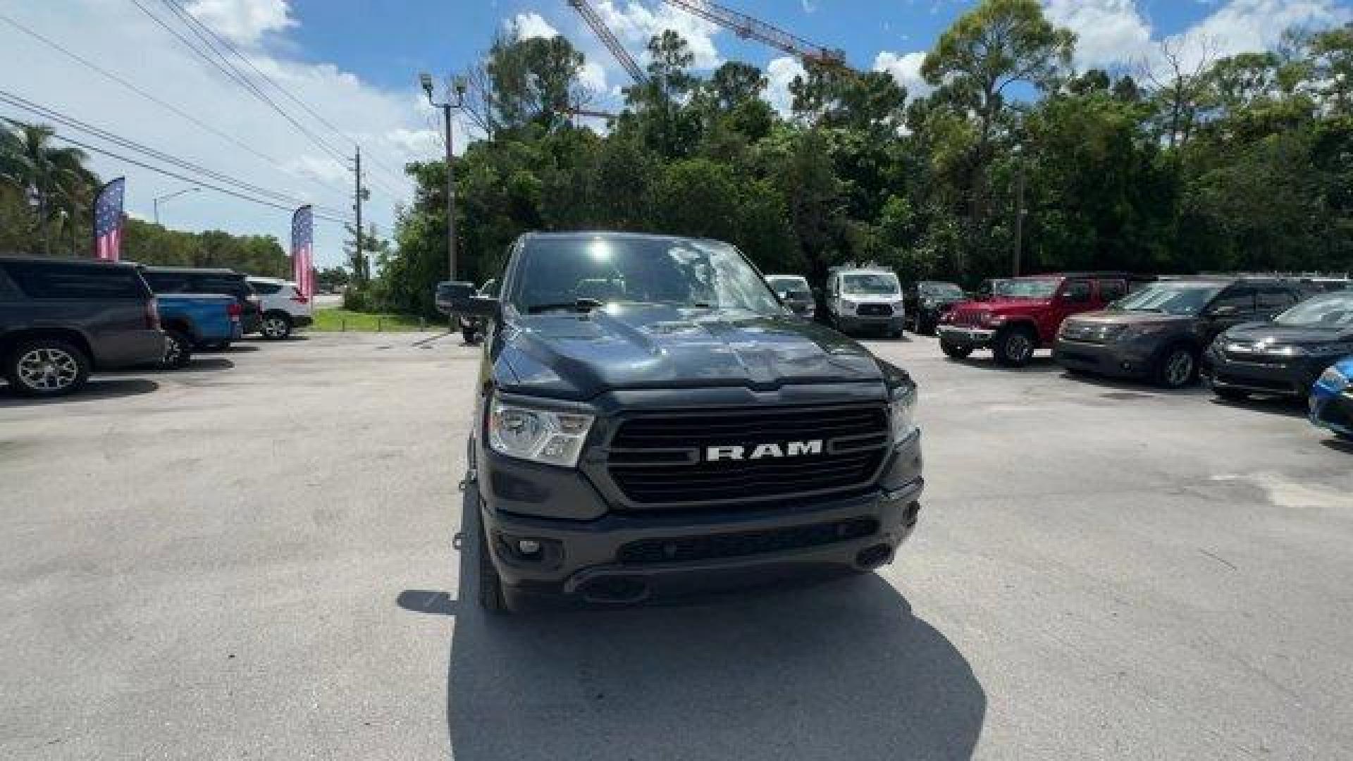 2019 Maximum Steel Metallic Clearcoat /Black Ram 1500 (1C6SRFFT5KN) with an 8 5.7 L engine, Automatic transmission, located at 27610 S Dixie Hwy, Homestead, FL, 33032, (305) 749-2348, 25.510241, -80.438301 - KBB.com 10 Favorite New-for-2019 Cars. Scores 21 Highway MPG and 15 City MPG! This Ram 1500 delivers a Regular Unleaded V-8 5.7 L/345 engine powering this Automatic transmission. TRANSMISSION: 8-SPEED AUTOMATIC (8HP75), TIRES: 275/55R20 OWL ALL SEASON, SPORT APPEARANCE PACKAGE -inc: Tires: 275/55R20 - Photo#7