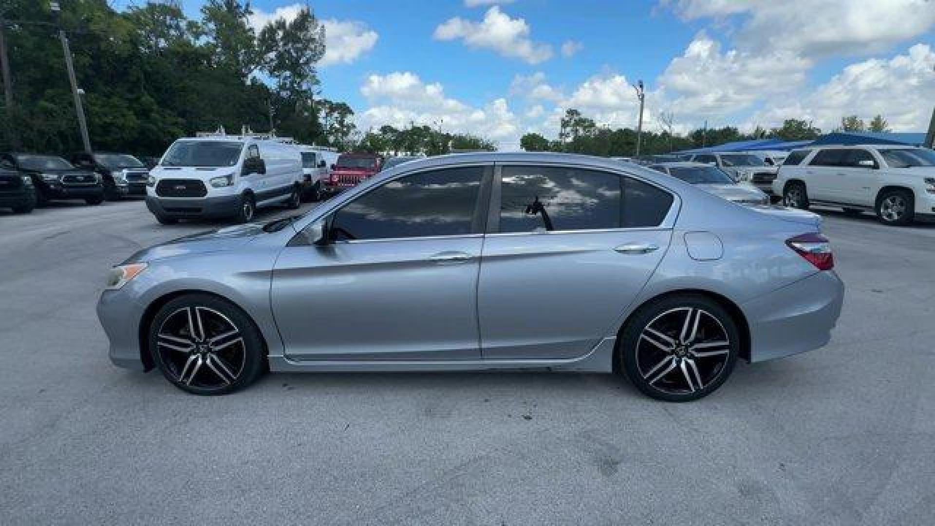 2016 Silver Honda Accord Sedan (1HGCR2F63GA) with an 4 2.4 L engine, Variable transmission, located at 27610 S Dixie Hwy, Homestead, FL, 33032, (305) 749-2348, 25.510241, -80.438301 - KBB.com Brand Image Awards. Boasts 35 Highway MPG and 26 City MPG! This Honda Accord Sedan boasts a Regular Unleaded I-4 2.4 L/144 engine powering this Variable transmission. Window Grid Antenna, Wheels: 19 Alloy, VSA Electronic Stability Control (ESC).* This Honda Accord Sedan Features the Followin - Photo#1