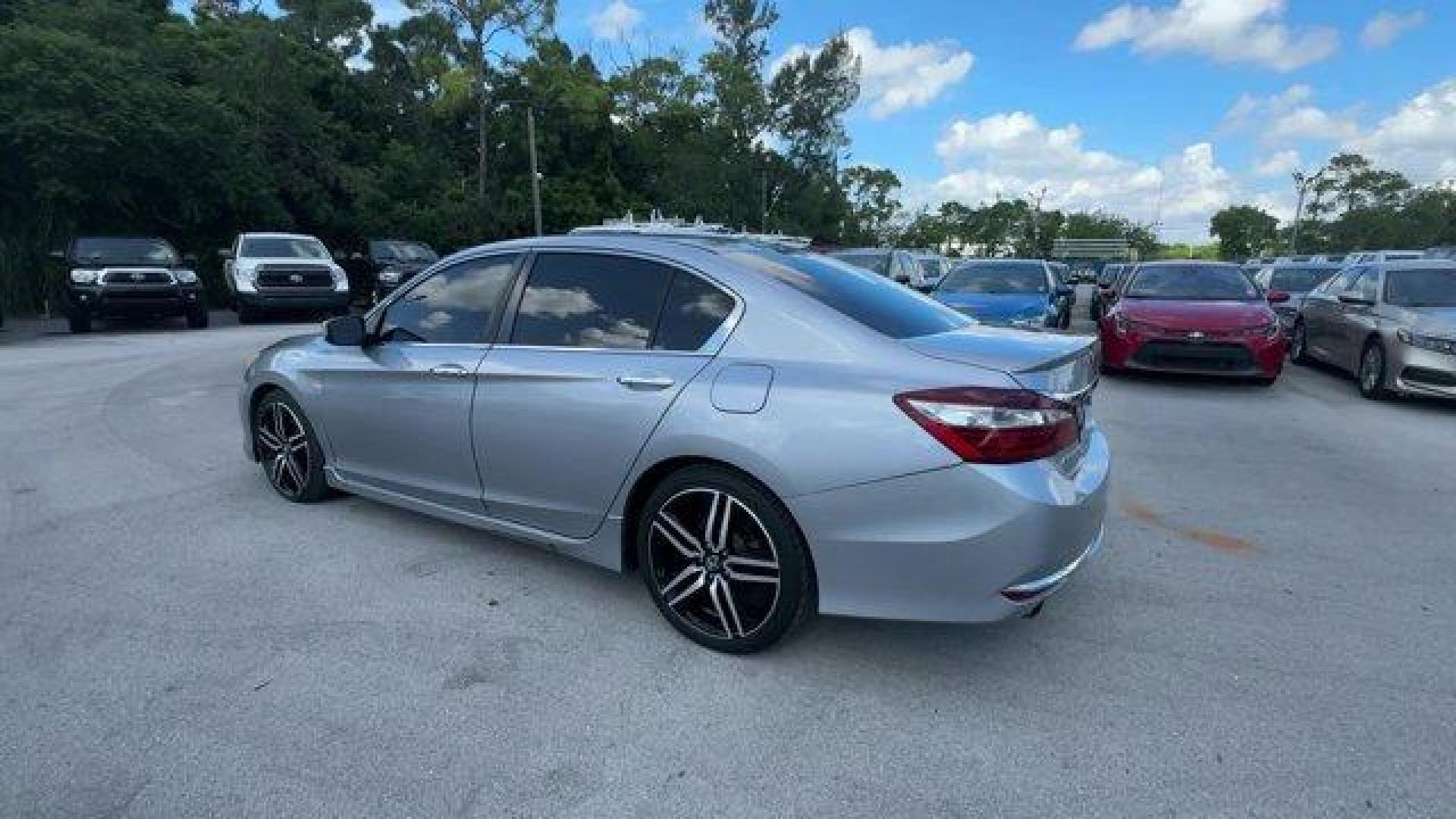 2016 Silver Honda Accord Sedan (1HGCR2F63GA) with an 4 2.4 L engine, Variable transmission, located at 27610 S Dixie Hwy, Homestead, FL, 33032, (305) 749-2348, 25.510241, -80.438301 - KBB.com Brand Image Awards. Boasts 35 Highway MPG and 26 City MPG! This Honda Accord Sedan boasts a Regular Unleaded I-4 2.4 L/144 engine powering this Variable transmission. Window Grid Antenna, Wheels: 19 Alloy, VSA Electronic Stability Control (ESC).* This Honda Accord Sedan Features the Followin - Photo#2