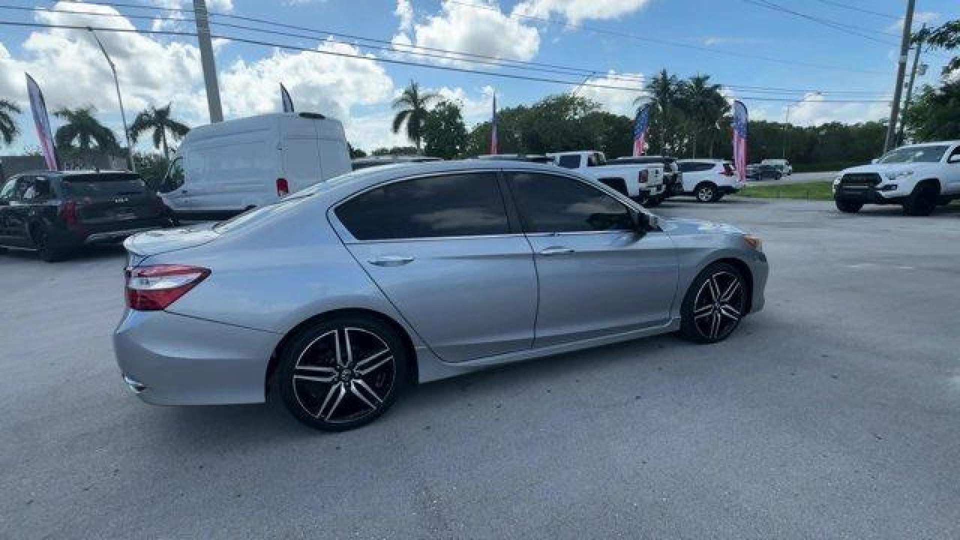 2016 Silver Honda Accord Sedan (1HGCR2F63GA) with an 4 2.4 L engine, Variable transmission, located at 27610 S Dixie Hwy, Homestead, FL, 33032, (305) 749-2348, 25.510241, -80.438301 - KBB.com Brand Image Awards. Boasts 35 Highway MPG and 26 City MPG! This Honda Accord Sedan boasts a Regular Unleaded I-4 2.4 L/144 engine powering this Variable transmission. Window Grid Antenna, Wheels: 19 Alloy, VSA Electronic Stability Control (ESC).* This Honda Accord Sedan Features the Followin - Photo#5