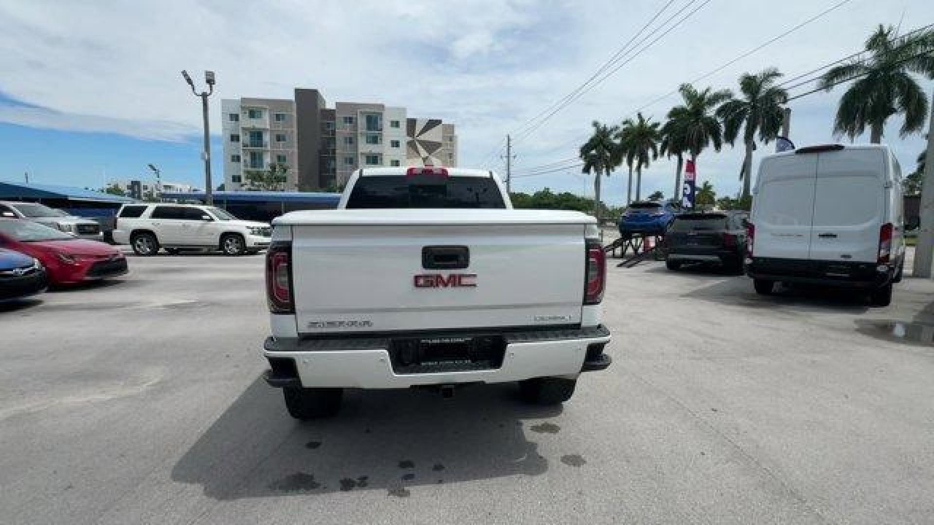 2018 White Frost Tricoat /Cocoa/Dark Sand GMC Sierra 1500 (3GTU2PEJ0JG) with an 8 6.2L engine, Automatic transmission, located at 27610 S Dixie Hwy, Homestead, FL, 33032, (305) 749-2348, 25.510241, -80.438301 - Scores 20 Highway MPG and 15 City MPG! This GMC Sierra 1500 boasts a Gas V8 6.2L/376 engine powering this Automatic transmission. WHITE FROST TRICOAT, TRANSMISSION, 8-SPEED AUTOMATIC, ELECTRONICALLY CONTROLLED with overdrive and tow/haul mode. Includes Cruise Grade Braking and Powertrain Grade Braki - Photo#3