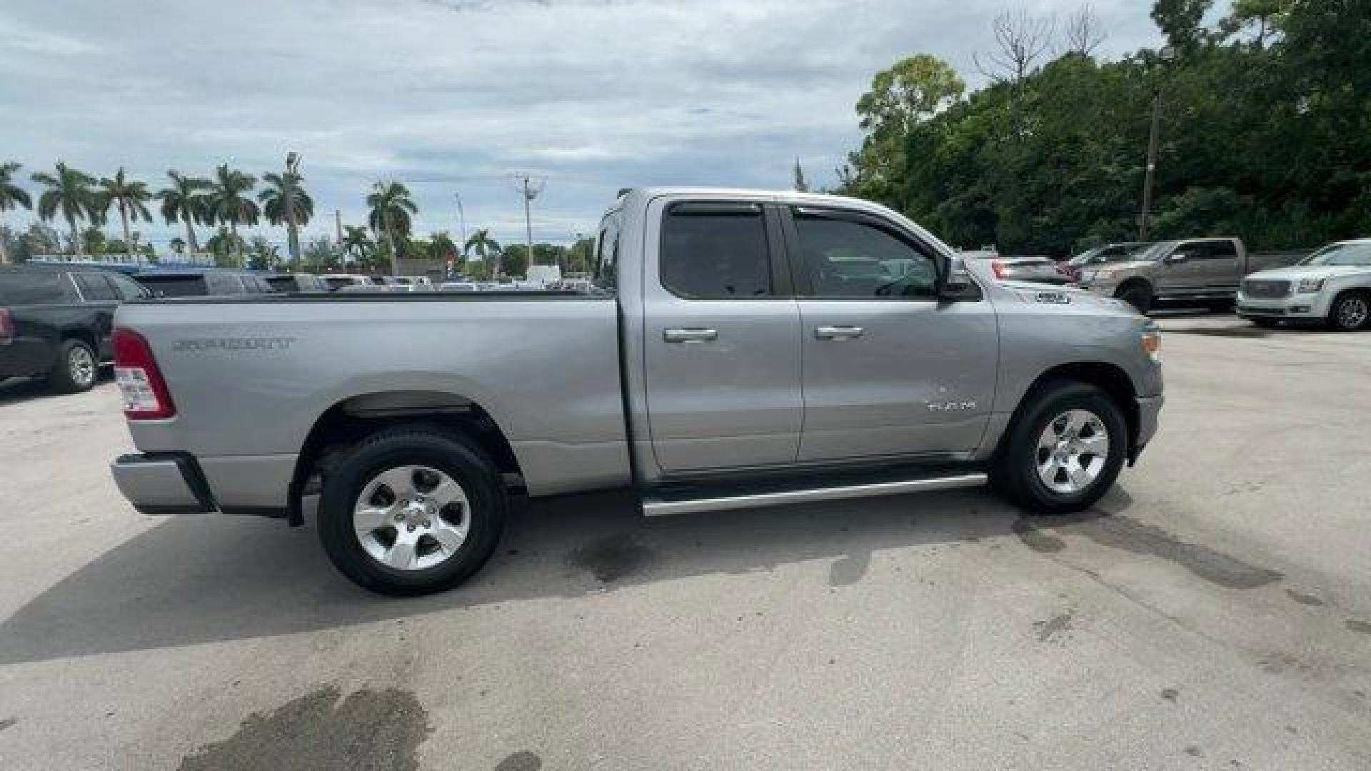 2021 Billet Silver Metallic Clearcoat /Black Ram 1500 (1C6RREBT7MN) with an 8 5.7 L engine, Automatic transmission, located at 27610 S Dixie Hwy, Homestead, FL, 33032, (305) 749-2348, 25.510241, -80.438301 - Scores 22 Highway MPG and 15 City MPG! This Ram 1500 boasts a Regular Unleaded V-8 5.7 L/345 engine powering this Automatic transmission. TRANSMISSION: 8-SPEED AUTOMATIC (8HP75), TIRES: 275/65R18 BSW ALL SEASON LRR (STD), RADIO: UCONNECT 4 W/8.4 DISPLAY.* This Ram 1500 Features the Following Options - Photo#5