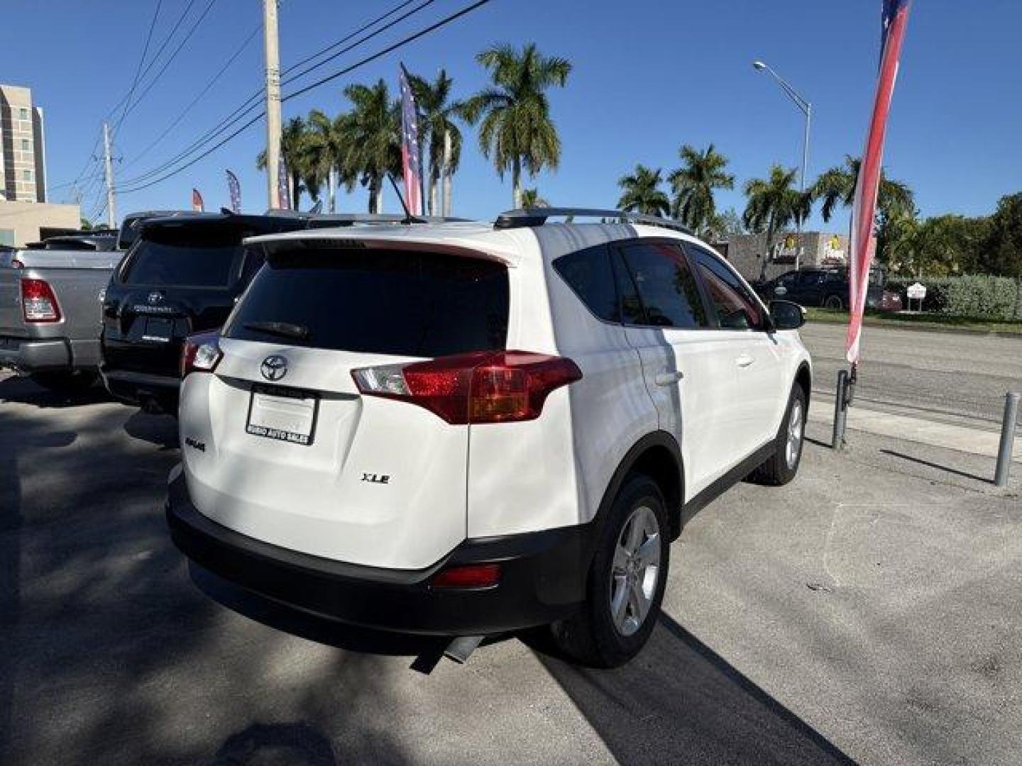 2014 White Toyota RAV4 (2T3WFREV5EW) with an 4 2.5 L engine, Automatic transmission, located at 27610 S Dixie Hwy, Homestead, FL, 33032, (305) 749-2348, 25.510241, -80.438301 - KBB.com 10 Best SUVs Under $25,000. Boasts 31 Highway MPG and 24 City MPG! This Toyota RAV4 delivers a Regular Unleaded I-4 2.5 L/152 engine powering this Automatic transmission. Wheels: 17 x 7.0J Alloy -inc: caps, Variable Intermittent Wipers, Urethane Gear Shifter Material.*This Toyota RAV4 Comes - Photo#3