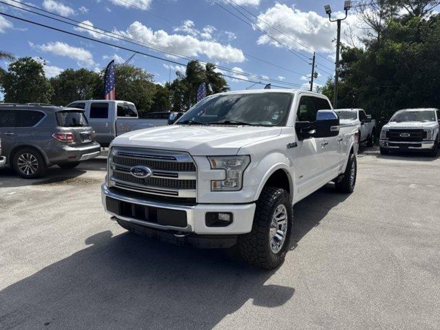 2015 White Ford F-150 (1FTFW1EG3FF) with an 6 3.5 L engine, Automatic transmission, located at 27610 S Dixie Hwy, Homestead, FL, 33032, (305) 749-2348, 25.510241, -80.438301 - NACTOY 2015 North American Truck of the Year. Scores 23 Highway MPG and 17 City MPG! This Ford F-150 delivers a Ecoboost 3.5L V6 engine powering this Automatic transmission. Transmission: Electronic 6-Speed Automatic -inc: tow/haul mode, Towing Equipment -inc: Trailer Sway Control, Tire Specific Low - Photo#0