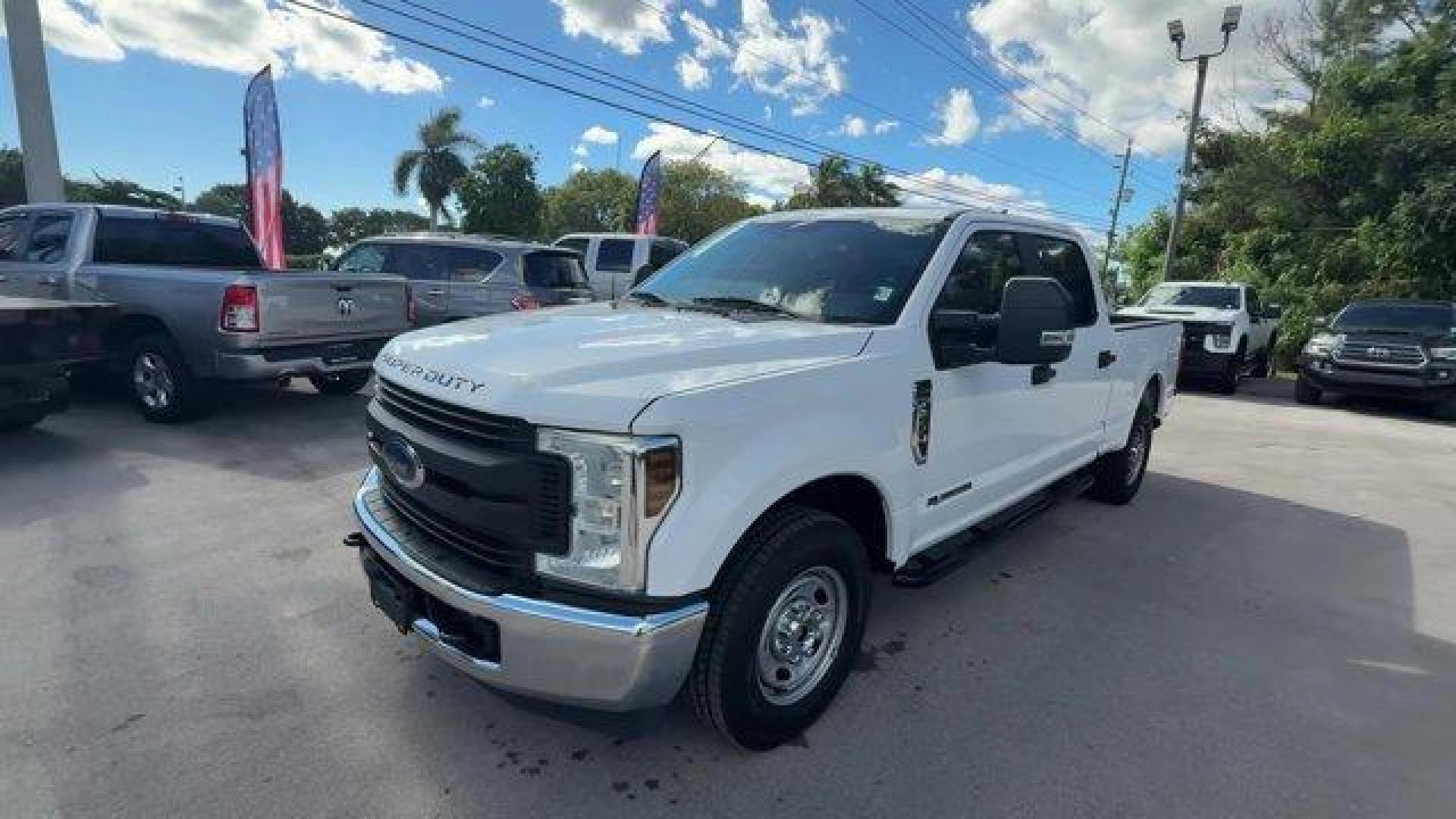 2019 White Ford Super Duty F-250 SRW (1FT7W2AT7KE) with an 8 6.7 L engine, Automatic transmission, located at 27610 S Dixie Hwy, Homestead, FL, 33032, (305) 749-2348, 25.510241, -80.438301 - This Ford Super Duty F-250 SRW boasts a Intercooled Turbo Diesel V-8 6.7 L/406 engine powering this Automatic transmission. Wheels w/Hub Covers, Variable Intermittent Wipers, Urethane Gear Shifter Material.* This Ford Super Duty F-250 SRW Features the Following Options *Trip Computer, Transmission: - Photo#0