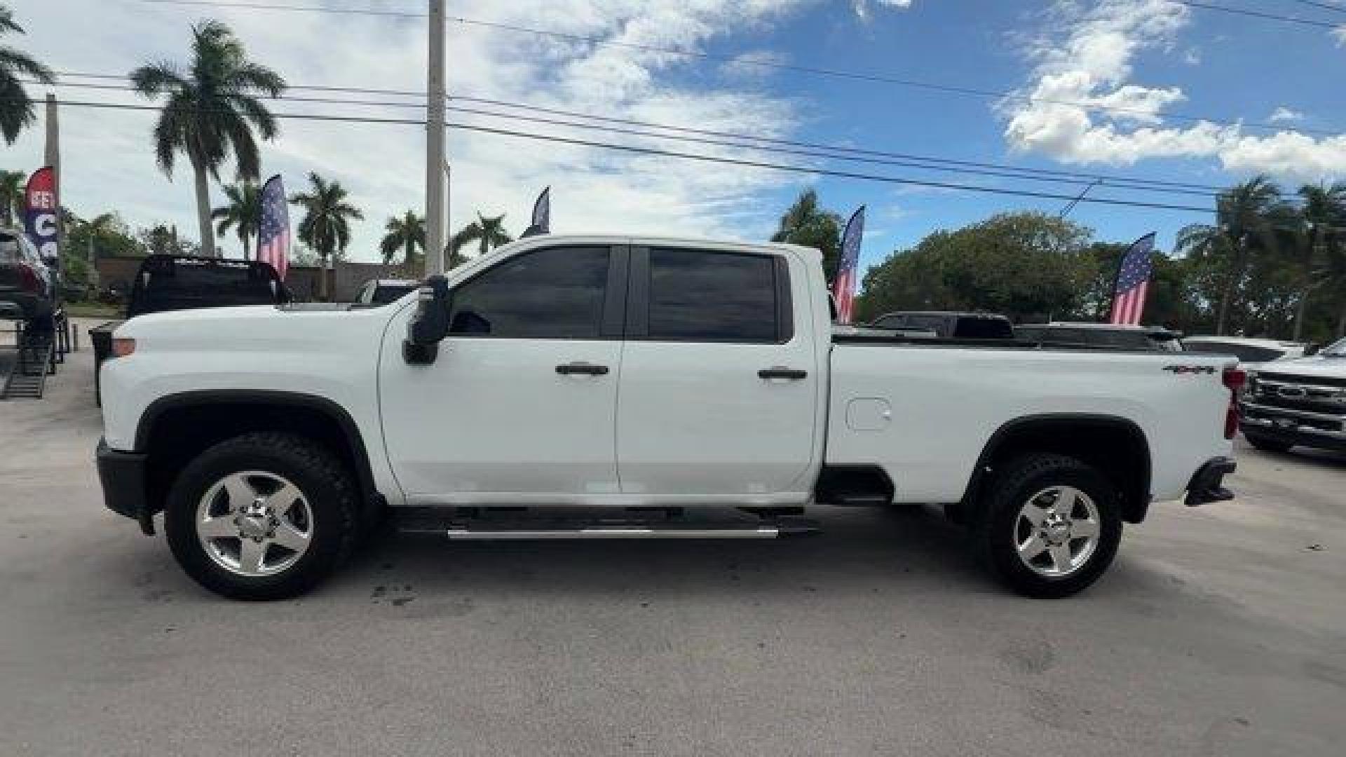2020 Summit White /Jet Black Chevrolet Silverado 2500HD (1GC1YLEY0LF) with an 8 6.6L engine, Automatic transmission, located at 27610 S Dixie Hwy, Homestead, FL, 33032, (305) 749-2348, 25.510241, -80.438301 - This Chevrolet Silverado 2500HD boasts a Turbocharged Diesel V8 6.6L/403 engine powering this Automatic transmission. WORK TRUCK PREFERRED EQUIPMENT GROUP includes standard equipment, WINTER GRILLE COVER, TRANSMISSION, ALLISON 10-SPEED AUTOMATIC.* This Chevrolet Silverado 2500HD Features the Followi - Photo#1