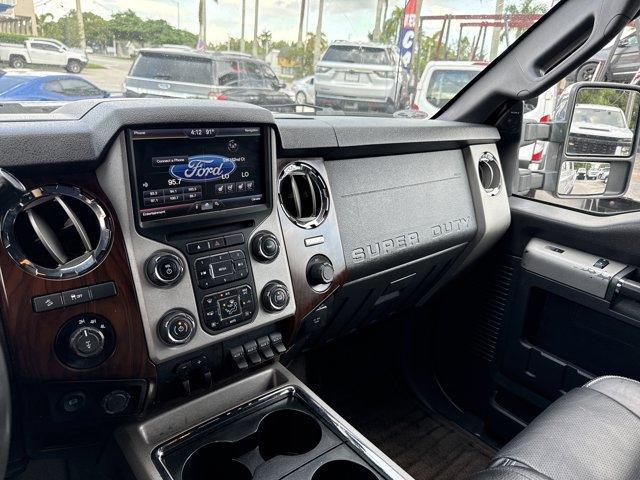 2016 Silver Ford Super Duty F-350 SRW (1FT8W3BT0GE) with an 8 6.7 L engine, Automatic transmission, located at 27610 S Dixie Hwy, Homestead, FL, 33032, (305) 749-2348, 25.510241, -80.438301 - KBB.com Brand Image Awards. This Ford Super Duty F-350 SRW boasts a Intercooled Turbo Diesel V-8 6.7 L/406 engine powering this Automatic transmission. Variable Intermittent Wipers, Urethane Gear Shifter Material, Transmission: TorqShift 6-Speed Automatic -inc: SelectShift.*This Ford Super Duty F-35 - Photo#11
