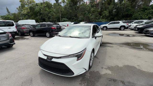 2020 White Toyota Corolla (JTDEPRAE1LJ) with an 4 1.8 L engine, Variable transmission, located at 27610 S Dixie Hwy, Homestead, FL, 33032, (305) 749-2348, 25.510241, -80.438301 - KBB.com 10 Coolest New Cars Under $20,000. Boasts 38 Highway MPG and 30 City MPG! This Toyota Corolla boasts a Regular Unleaded I-4 1.8 L/110 engine powering this Variable transmission. Wheels: 16 Wide Vent Steel, Wheels w/Full Wheel Covers, Variable Intermittent Wipers.*This Toyota Corolla Comes Eq - Photo#0