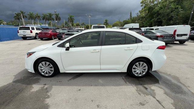 2020 White Toyota Corolla (JTDEPRAE1LJ) with an 4 1.8 L engine, Variable transmission, located at 27610 S Dixie Hwy, Homestead, FL, 33032, (305) 749-2348, 25.510241, -80.438301 - KBB.com 10 Coolest New Cars Under $20,000. Boasts 38 Highway MPG and 30 City MPG! This Toyota Corolla boasts a Regular Unleaded I-4 1.8 L/110 engine powering this Variable transmission. Wheels: 16 Wide Vent Steel, Wheels w/Full Wheel Covers, Variable Intermittent Wipers.*This Toyota Corolla Comes Eq - Photo#1