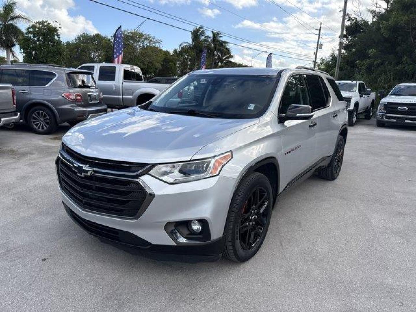 2019 Silver Ice Metallic /Jet Black Chevrolet Traverse (1GNERKKW2KJ) with an 6 3.6L engine, Automatic transmission, located at 27610 S Dixie Hwy, Homestead, FL, 33032, (305) 749-2348, 25.510241, -80.438301 - KBB.com 12 Best Family Cars. Scores 27 Highway MPG and 18 City MPG! This Chevrolet Traverse boasts a Gas V6 3.6L/217 engine powering this Automatic transmission. TRANSMISSION, 9-SPEED AUTOMATIC (STD), TRAILERING EQUIPMENT includes (V08) heavy-duty cooling system and trailer hitch, SUNROOF, DUAL SKYS - Photo#0