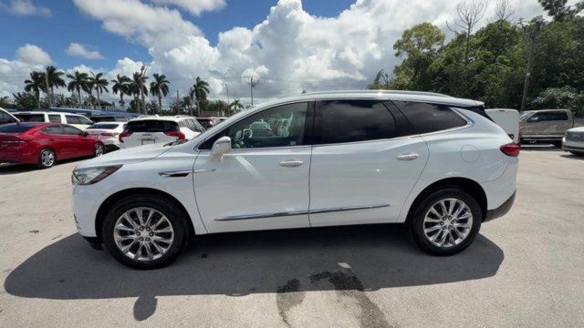 2019 Summit White /Brandy Buick Enclave (5GAERBKW9KJ) with an 6 3.6L engine, Automatic transmission, located at 27610 S Dixie Hwy, Homestead, FL, 33032, (305) 749-2348, 25.510241, -80.438301 - Delivers 26 Highway MPG and 18 City MPG! This Buick Enclave boasts a Gas V6 3.6L/217 engine powering this Automatic transmission. TRANSMISSION, 9-SPEED AUTOMATIC (STD), SEATS, FRONT BUCKETS (STD), ENGINE, 3.6L V6, SIDI, VVT STOP/START (310 hp [231 kW] @ 6800 rpm, 266 lb-ft of torque [359 N-m] @ 2800 - Photo#1