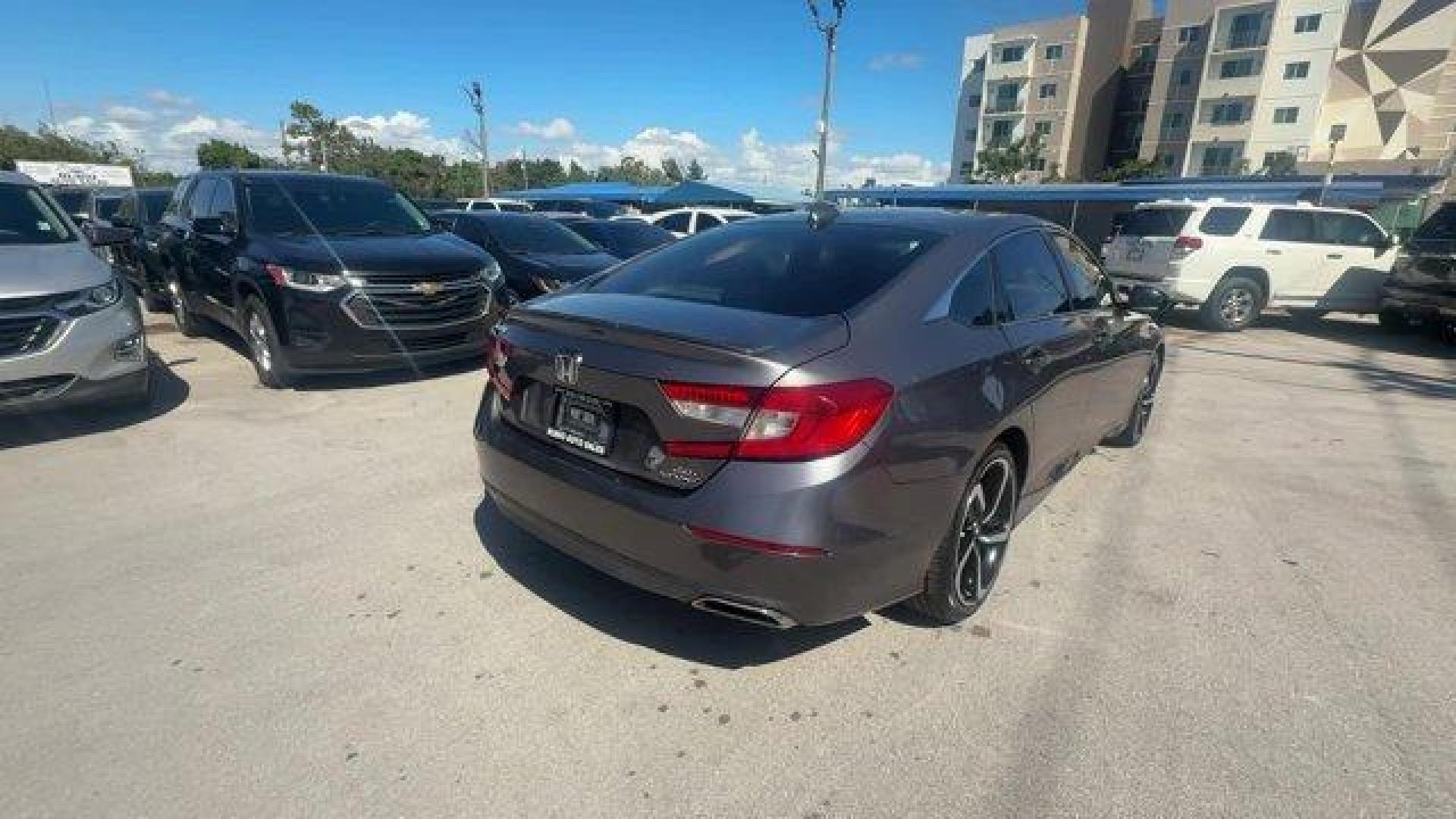 2018 Gray Honda Accord Sedan (1HGCV2F37JA) with an 4 2.0 L engine, Automatic transmission, located at 27610 S Dixie Hwy, Homestead, FL, 33032, (305) 749-2348, 25.510241, -80.438301 - ALG Residual Value Awards, Residual Value Awards. Delivers 32 Highway MPG and 22 City MPG! This Honda Accord Sedan delivers a Intercooled Turbo Regular Unleaded I-4 2.0 L/122 engine powering this Automatic transmission. Wheels: 19 Machine-Finished Alloy w/Black Inserts, VSA Electronic Stability Cont - Photo#4