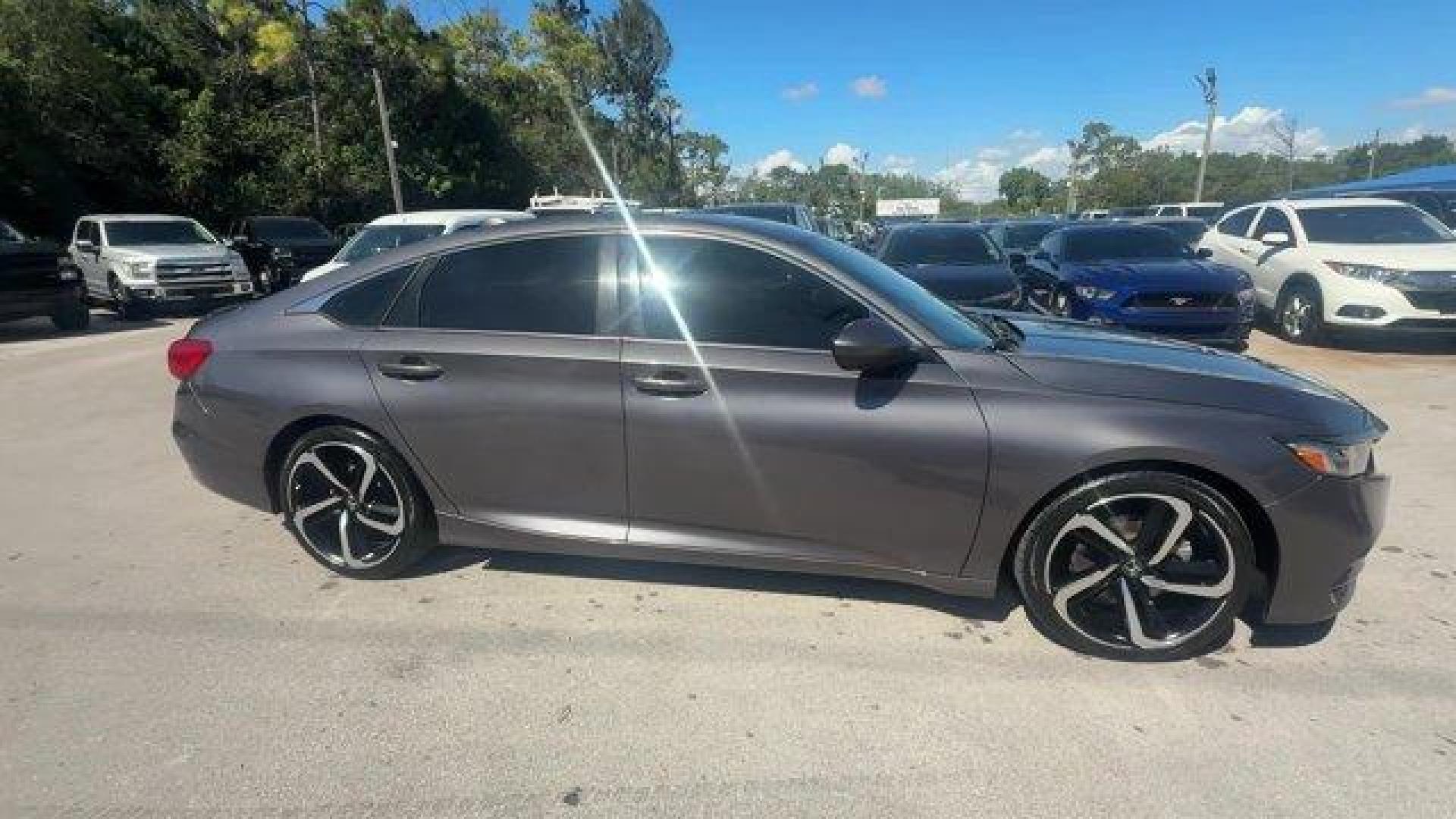 2018 Gray Honda Accord Sedan (1HGCV2F37JA) with an 4 2.0 L engine, Automatic transmission, located at 27610 S Dixie Hwy, Homestead, FL, 33032, (305) 749-2348, 25.510241, -80.438301 - ALG Residual Value Awards, Residual Value Awards. Delivers 32 Highway MPG and 22 City MPG! This Honda Accord Sedan delivers a Intercooled Turbo Regular Unleaded I-4 2.0 L/122 engine powering this Automatic transmission. Wheels: 19 Machine-Finished Alloy w/Black Inserts, VSA Electronic Stability Cont - Photo#5