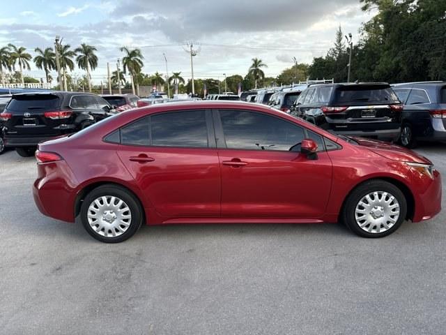 2021 Red Toyota Corolla (JTDEPMAE8MJ) with an 4 1.8 L engine, Variable transmission, located at 27610 S Dixie Hwy, Homestead, FL, 33032, (305) 749-2348, 25.510241, -80.438301 - Boasts 38 Highway MPG and 30 City MPG! This Toyota Corolla delivers a Regular Unleaded I-4 1.8 L/110 engine powering this Variable transmission. Wheels: 16 Wide Vent Steel, Wheels w/Full Wheel Covers, Variable Intermittent Wipers.* This Toyota Corolla Features the Following Options *Urethane Gear Sh - Photo#5
