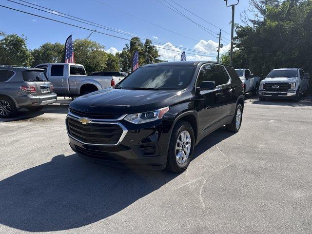 2020 Mosaic Black Metallic /Jet Black Chevrolet Traverse (1GNERFKW4LJ) with an 6 3.6L engine, Automatic transmission, located at 27610 S Dixie Hwy, Homestead, FL, 33032, (305) 749-2348, 25.510241, -80.438301 - Boasts 27 Highway MPG and 18 City MPG! This Chevrolet Traverse delivers a Gas V6 3.6L/217 engine powering this Automatic transmission. WHEELS, 18 (45.7 CM) BRIGHT SILVER PAINTED ALUMINUM (STD), TRANSMISSION, 9-SPEED AUTOMATIC (STD), TIRES, P255/65R18 ALL-SEASON BLACKWALL (STD).*This Chevrolet Traver - Photo#0