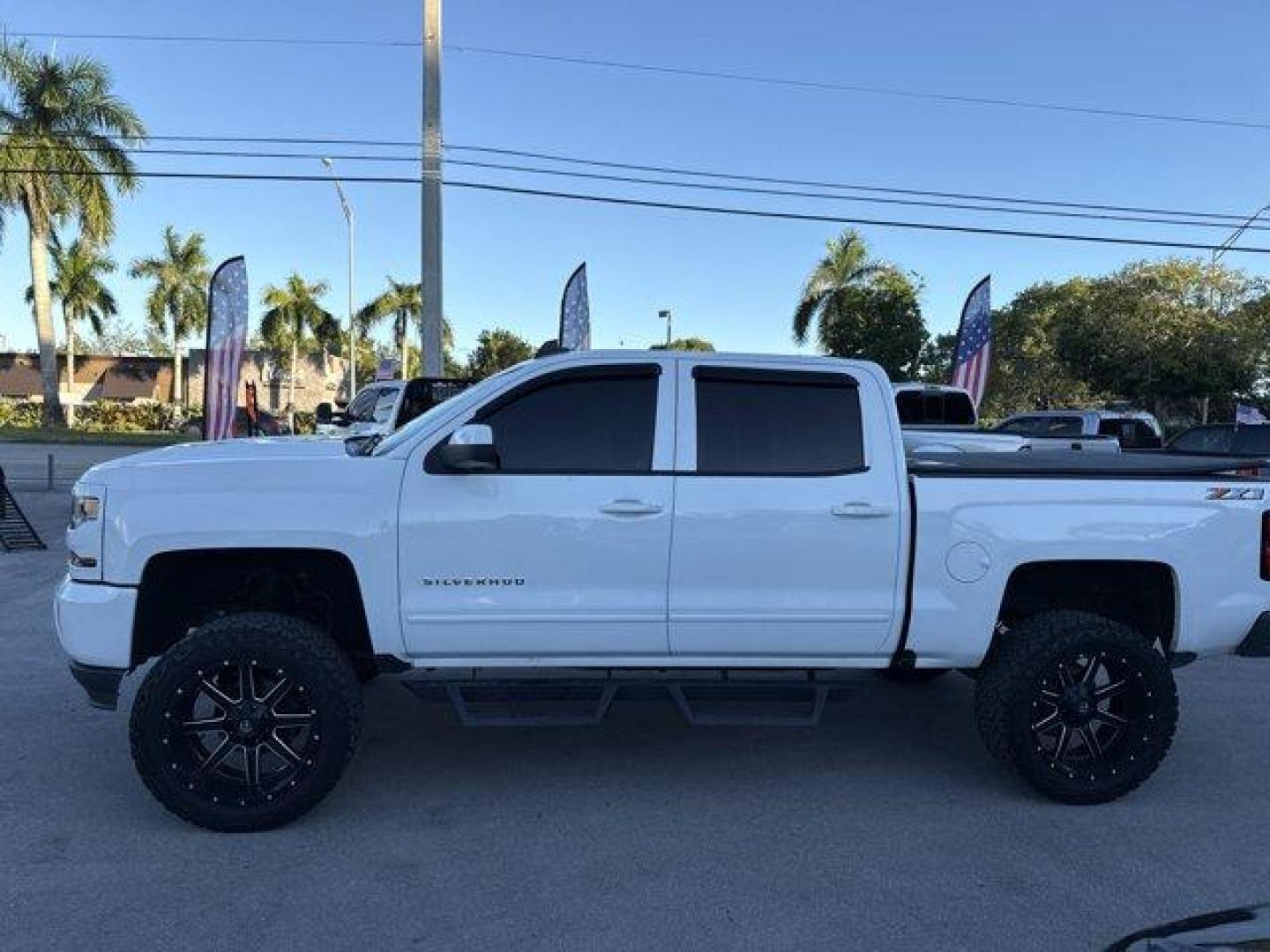 2018 Summit White /Jet Black Chevrolet Silverado 1500 (3GCUKREC0JG) with an 8 5.3L engine, Automatic transmission, located at 27610 S Dixie Hwy, Homestead, FL, 33032, (305) 749-2348, 25.510241, -80.438301 - KBB.com 10 Most Awarded Brands. Boasts 22 Highway MPG and 16 City MPG! This Chevrolet Silverado 1500 boasts a Gas V8 5.3L/325 engine powering this Automatic transmission. WIRELESS CHARGING, WHEELS, 18 X 8.5 (45.7 CM X 21.6 CM) BRIGHT-MACHINED ALUMINUM (STD), WHEEL, FULL-SIZE SPARE, 17 (43.2 CM) STEE - Photo#1