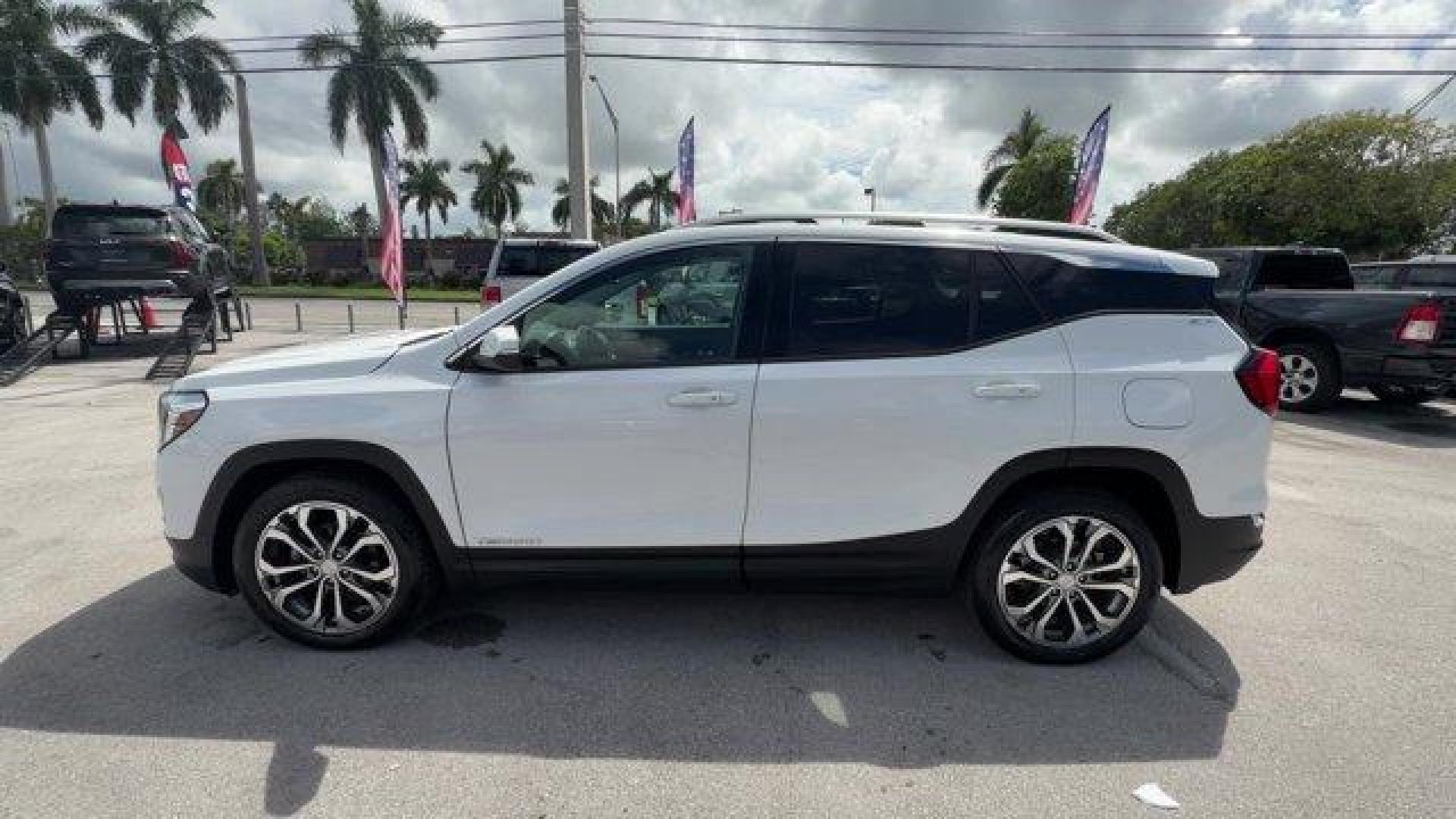 2019 Summit White /Jet Black GMC Terrain (3GKALPEV7KL) with an 4 1.5L engine, Automatic transmission, located at 27610 S Dixie Hwy, Homestead, FL, 33032, (305) 749-2348, 25.510241, -80.438301 - Boasts 30 Highway MPG and 26 City MPG! This GMC Terrain delivers a Turbocharged Gas/E15 I4 1.5L/92 engine powering this Automatic transmission. TRANSMISSION, 9-SPEED AUTOMATIC 9T45, ELECTRONICALLY-CONTROLLED WITH OVERDRIVE (STD), SUMMIT WHITE, SLT PREFERRED EQUIPMENT GROUP Includes Standard Equipmen - Photo#1